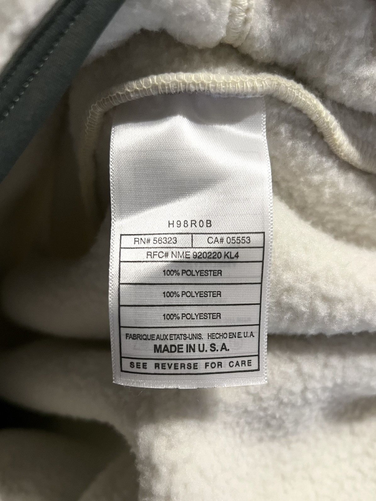 Vintage Nike ACG Vintage Sherpa Fleece Ninja Balaclava Sweatshirt Size US XL / EU 56 / 4 - 9 Thumbnail