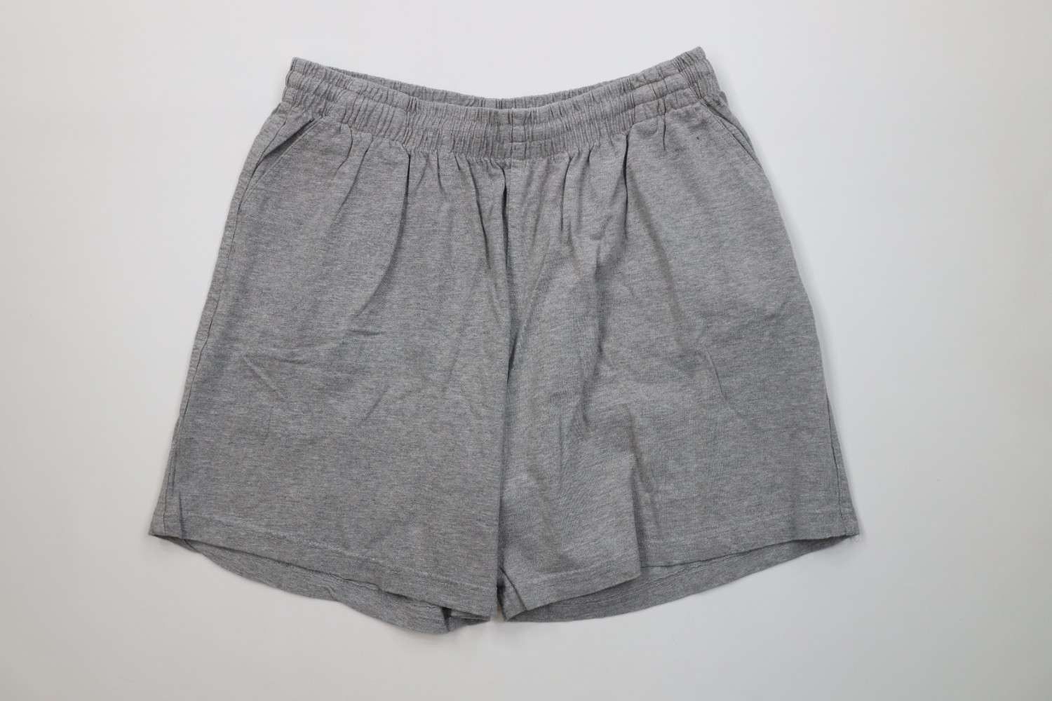 Vintage Vintage 90s Streetwear Above Knee Shorts Heather Gray Size US 36 / EU 52 - 1 Thumbnail
