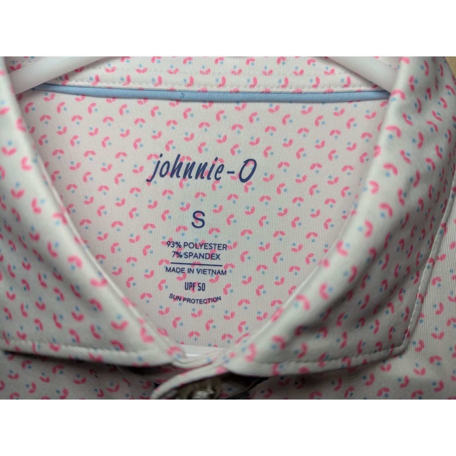 johnnie-O Johnnie-O Men's Small Polo Baha Mar Bahamas Flag Golf Size US S / EU 44-46 / 1 - 8 Thumbnail