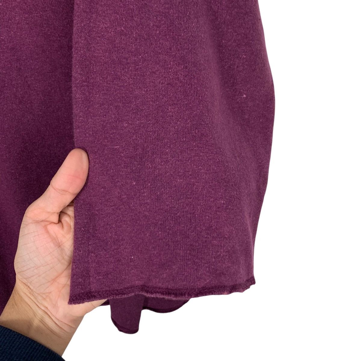 Beams Plus BEAMS Hemp Cotton Purple Long Sleeve Sweater #1775-C79 Size US M / EU 48-50 / 2 - 9 Thumbnail