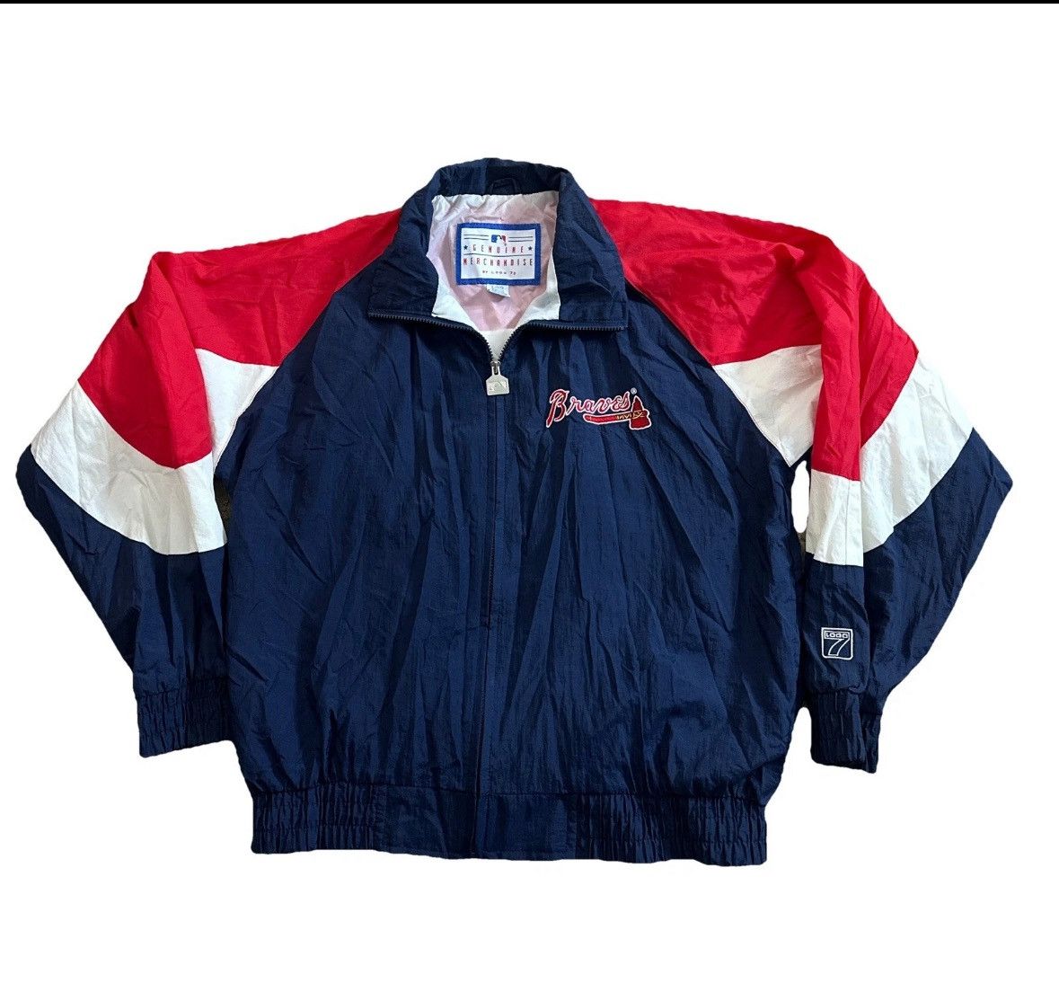 Logo 7 Atlanta Braves Windbreaker Vintage MLB Logo 7 Large Size US L / EU 52-54 / 3 - 1 Thumbnail