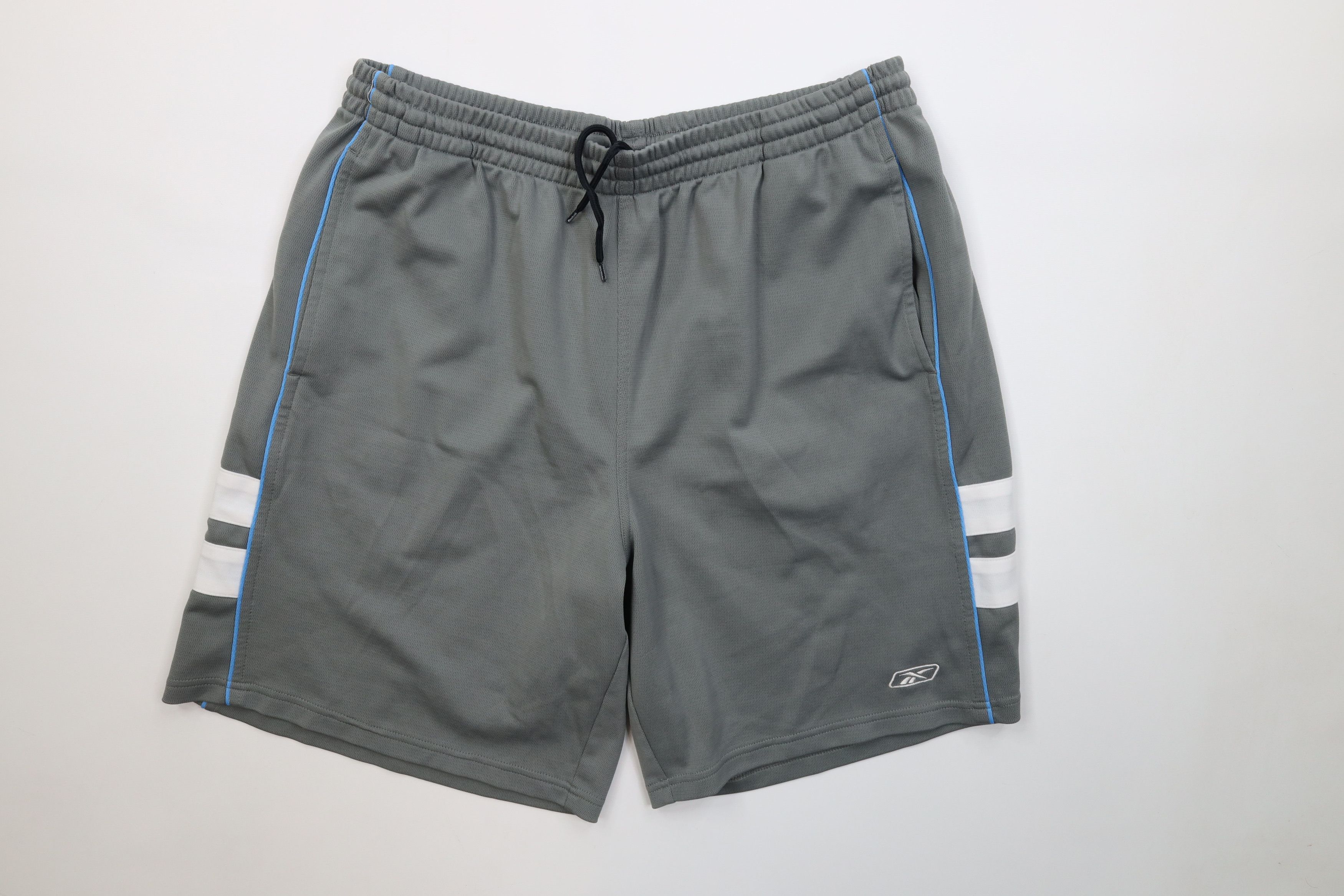 Reebok Vintage 90s Y2K Reebok Above Knee Shorts Gray Polyester Size US 36 / EU 52 - 1 Thumbnail