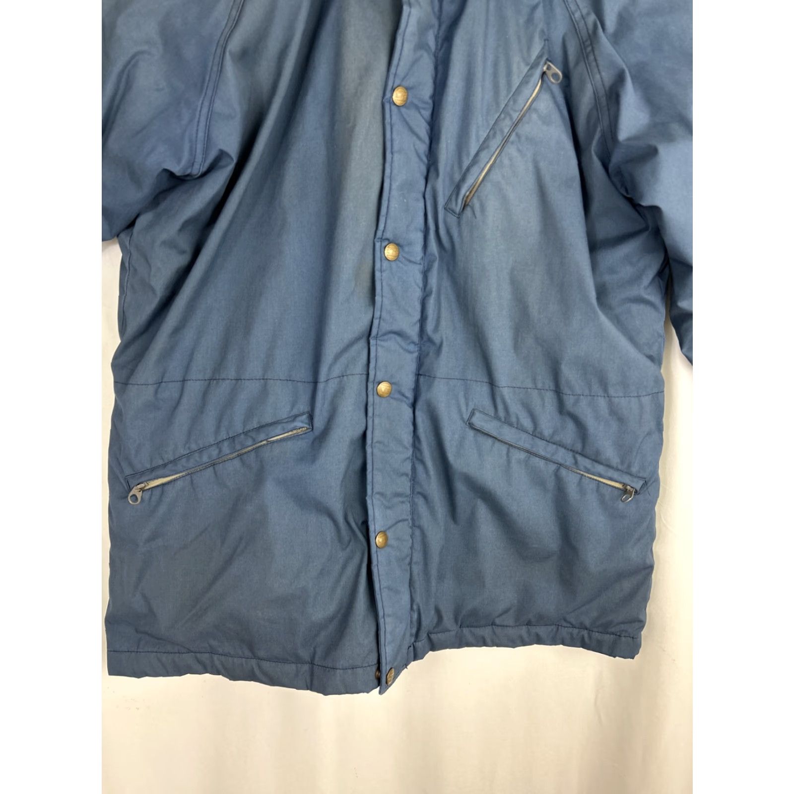 Vintage VINTAGE L.L. Bean Jacket Men Large Blue Winter Zip Pockets Cotton Blend Shirt/Coat? Size US L / EU 52-54 / 3 - 5 Thumbnail