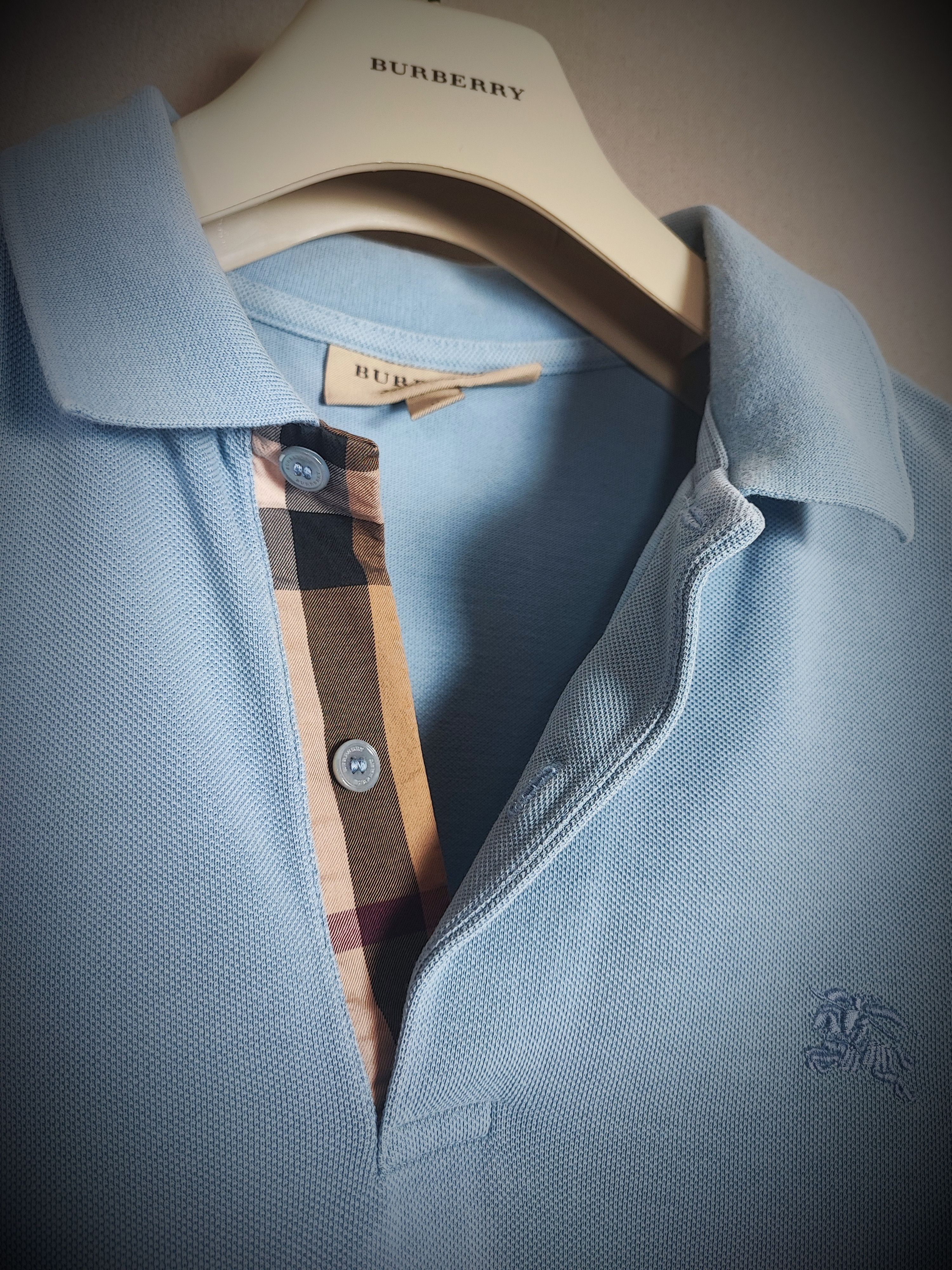 Burberry 🔥 Burberry Polo size M Blue Rare🔥 Size US M / EU 48-50 / 2 - 6 Thumbnail
