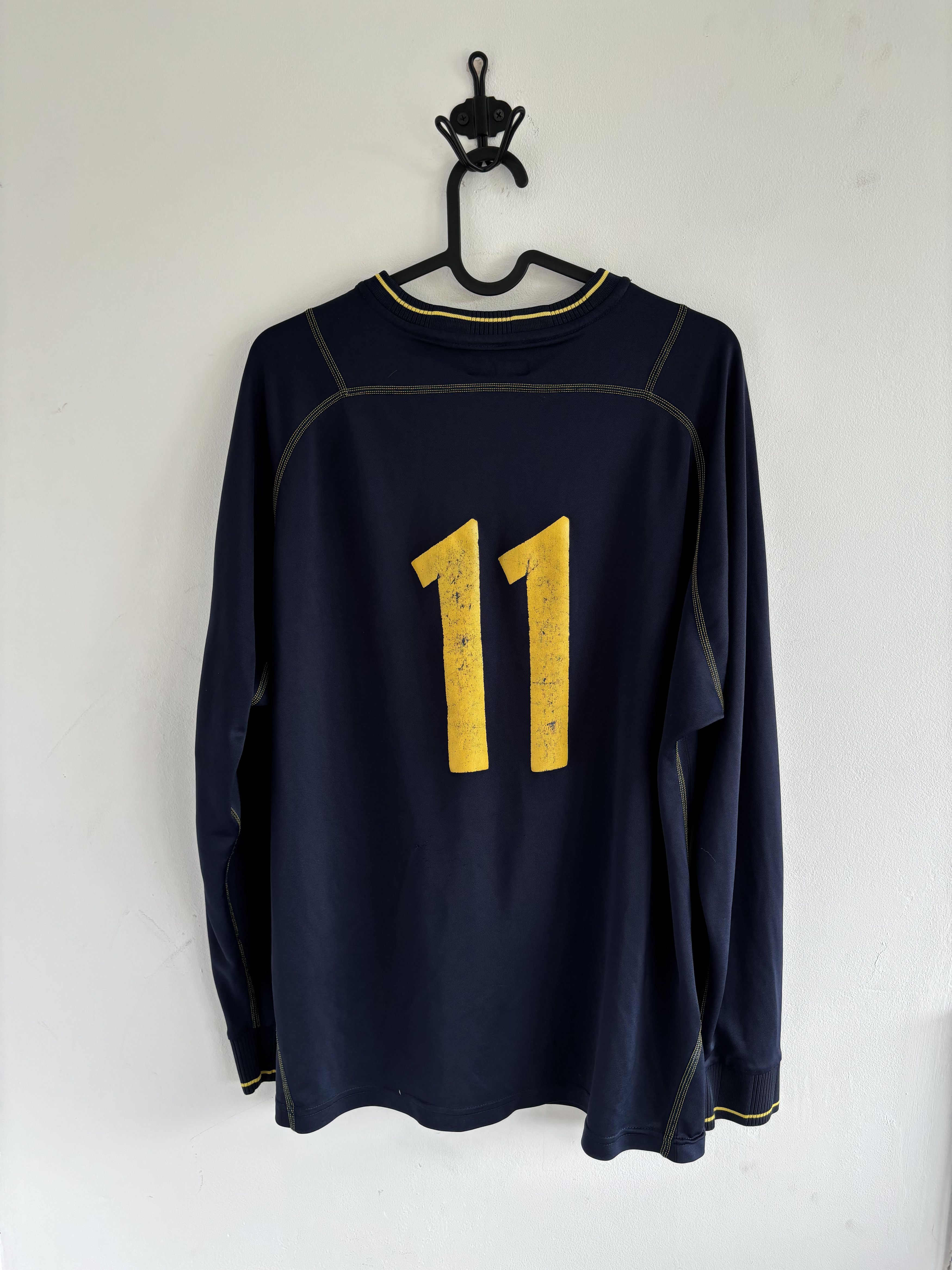 Reebok WEST HAM UNITED 2003/04 AWAY SOCCER JERSEY LONGSLEEVE REEBOK Size US XL / EU 56 / 4 - 5 Thumbnail
