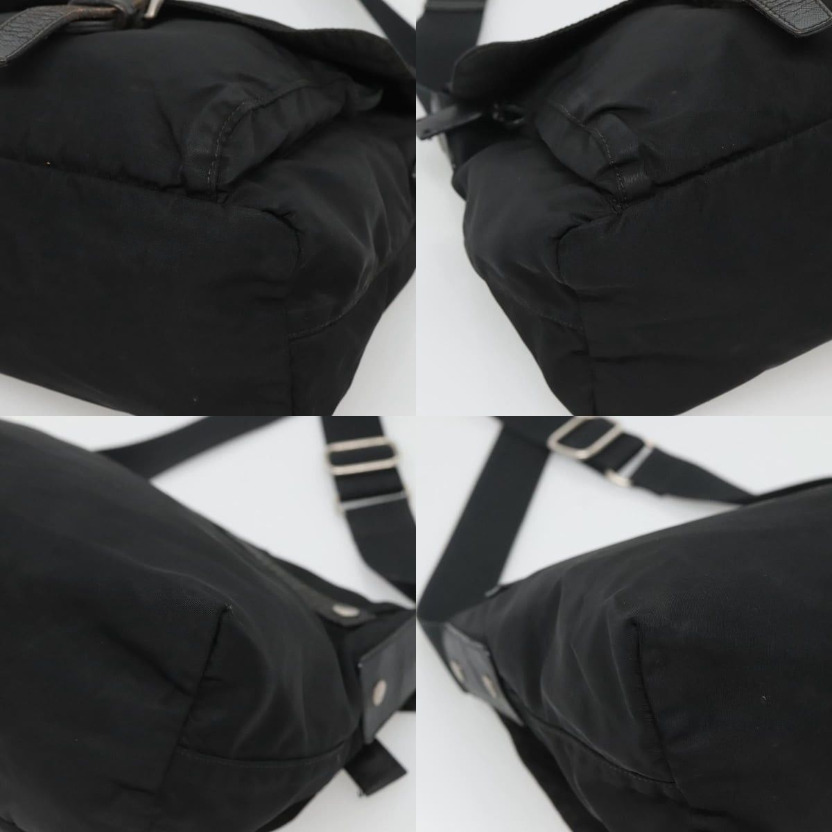 Prada PRADA Shoulder Bag Nylon Black Silver Size ONE SIZE - 10 Thumbnail