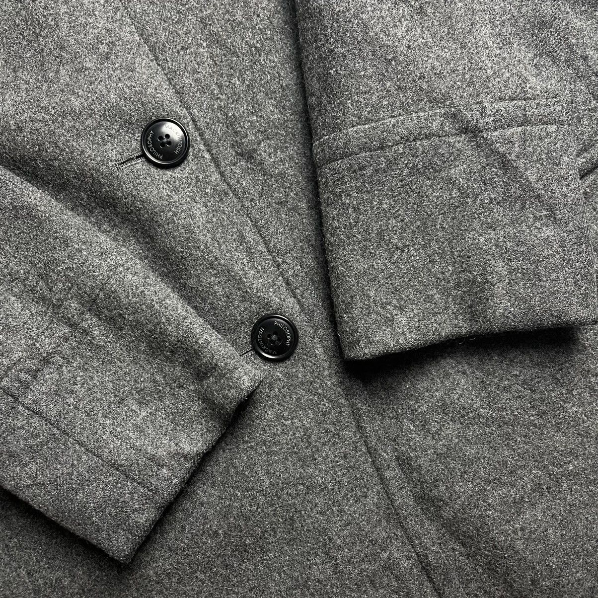Mackintosh MACKINTOSH PHILOSOPHY BUTTON UP WOOL LONG COAT Size M / US 6-8 / IT 42-44 - 14 Thumbnail