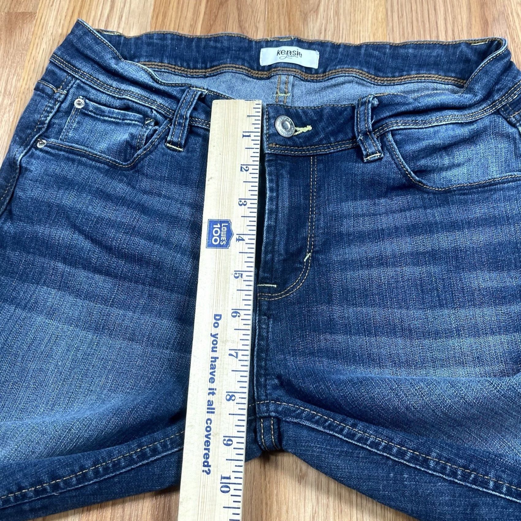 Vintage Kensie Jeans Women's Skinny Mid Rise Blue Wash Denim Pants Size 2/26 Stretch Size 26" / US 2 / IT 38 - 7 Thumbnail