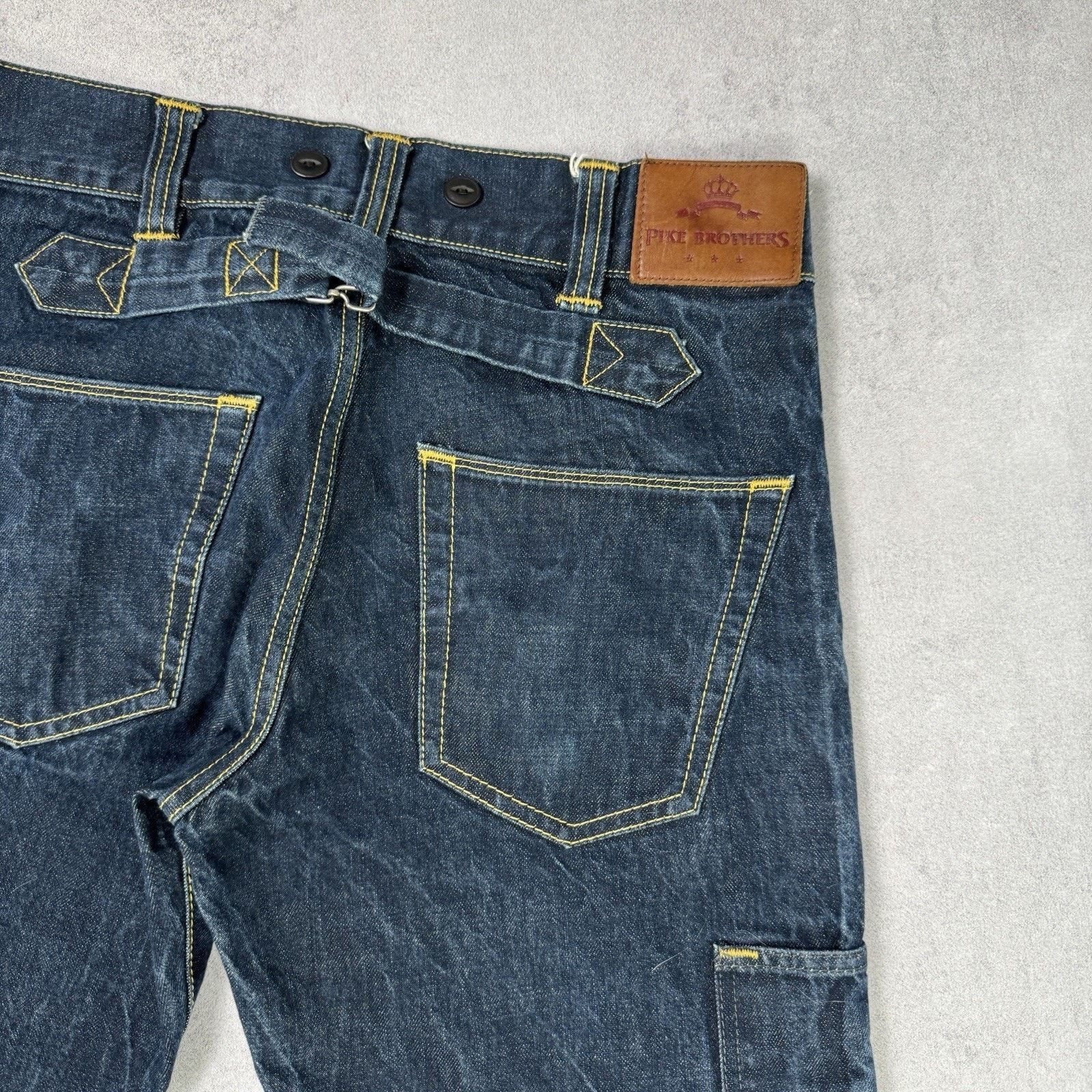 Pike Brothers Pike Brother Chopper Pant Selvedge Blue Denim Jeans Size US 32 / EU 48 - 13 Thumbnail