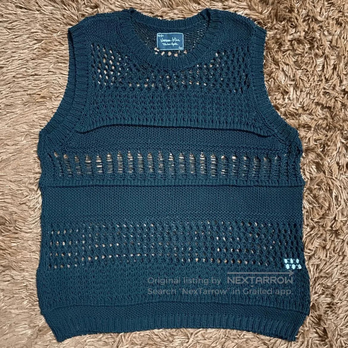 Number (N)ine Sz 3 Number Nine Knitwear Tank Top. Size US L / EU 52-54 / 3 - 1 Thumbnail