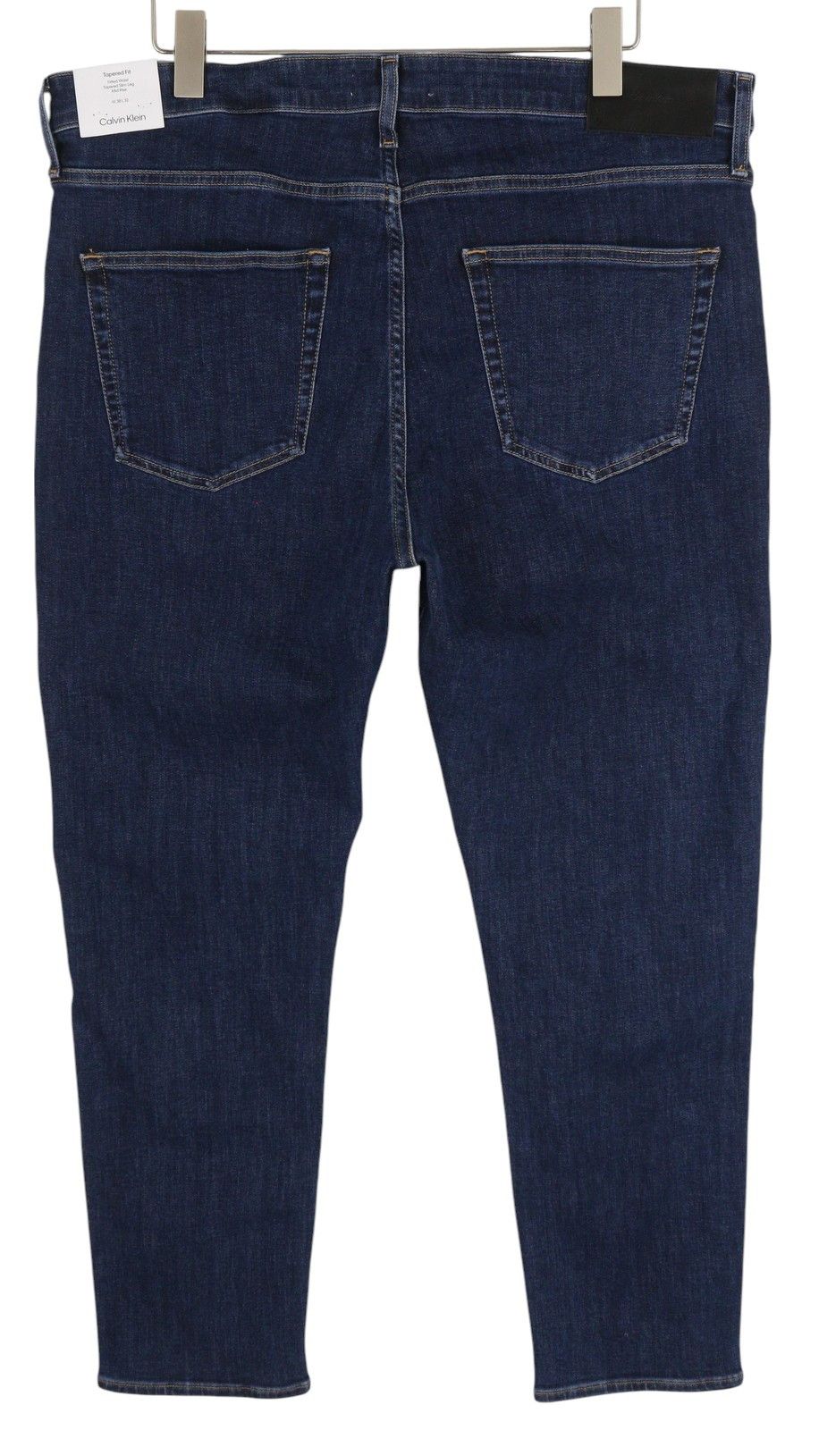 Calvin Klein TAPERED DARK BLUE W38/L32 Stretch Denim Jeans 84960 Size US 38 / EU 54 - 2 Thumbnail