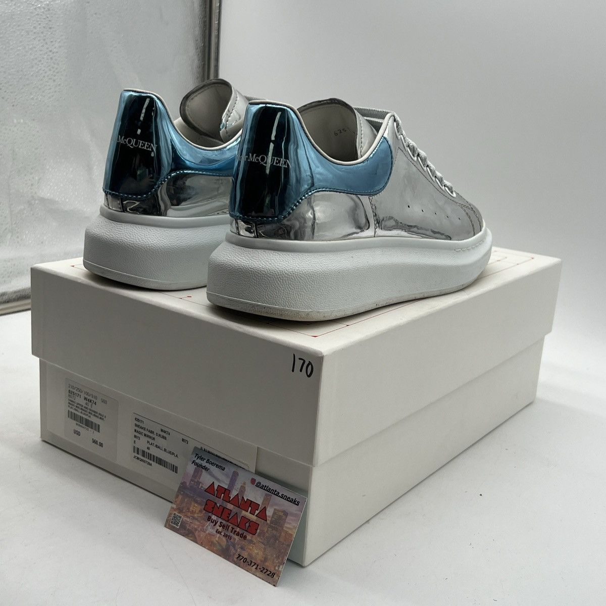 Alexander McQueen Alexander Mqueen magic mirror silver Size US 7 / EU 40 - 5 Thumbnail