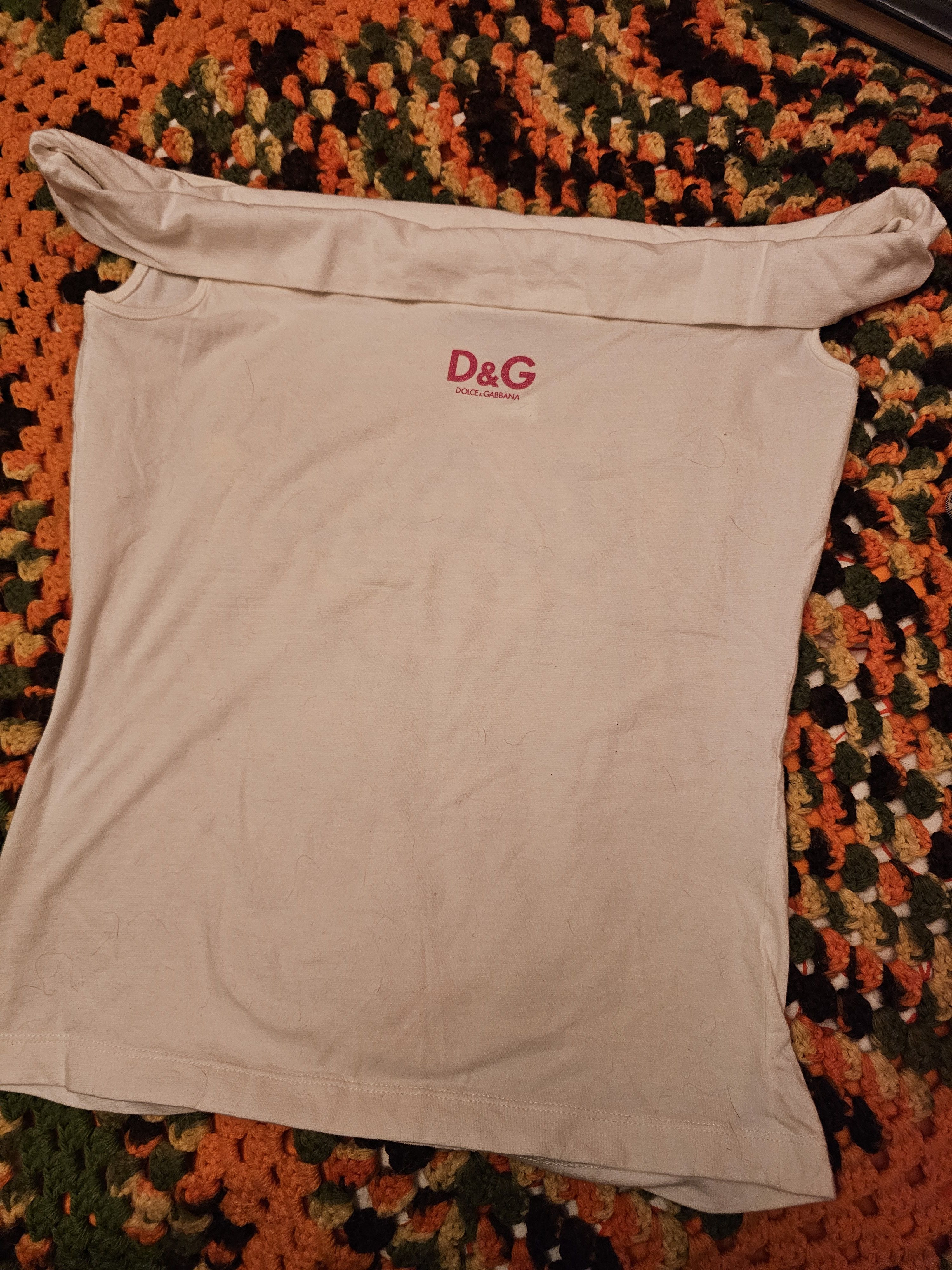 Dolce & Gabbana D&g off shoulder top Size S / US 4 / IT 40 - 3 Thumbnail