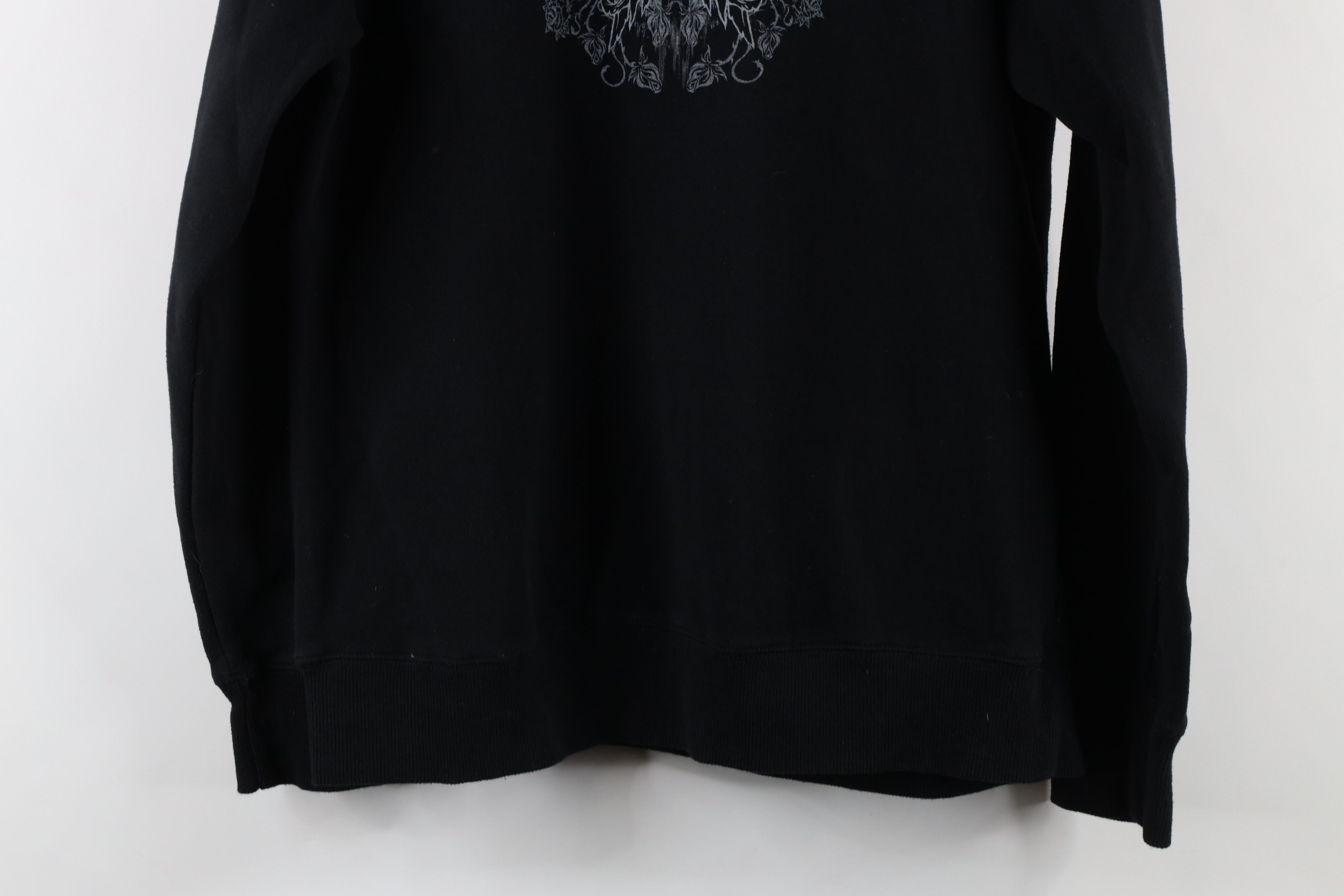Harley Davidson × Vintage Harley Davidson Faded Out Wings Flower Half Zip Sweatshirt Size M / US 6-8 / IT 42-44 - 10 Thumbnail