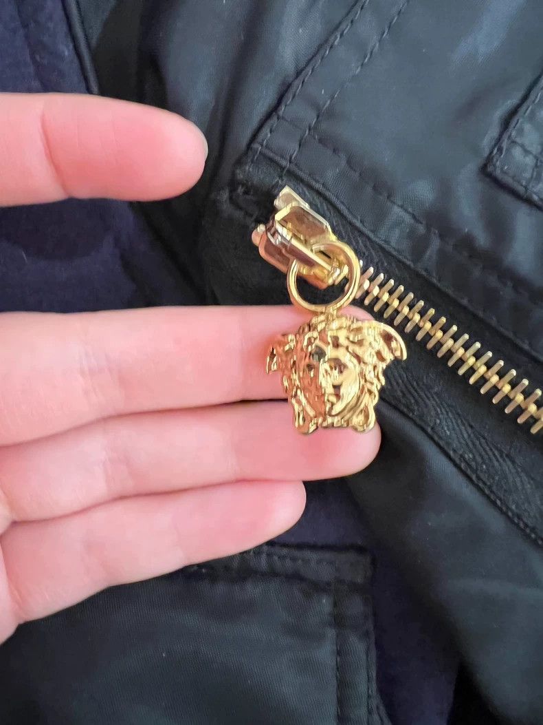 Versace Navy collar jacket
