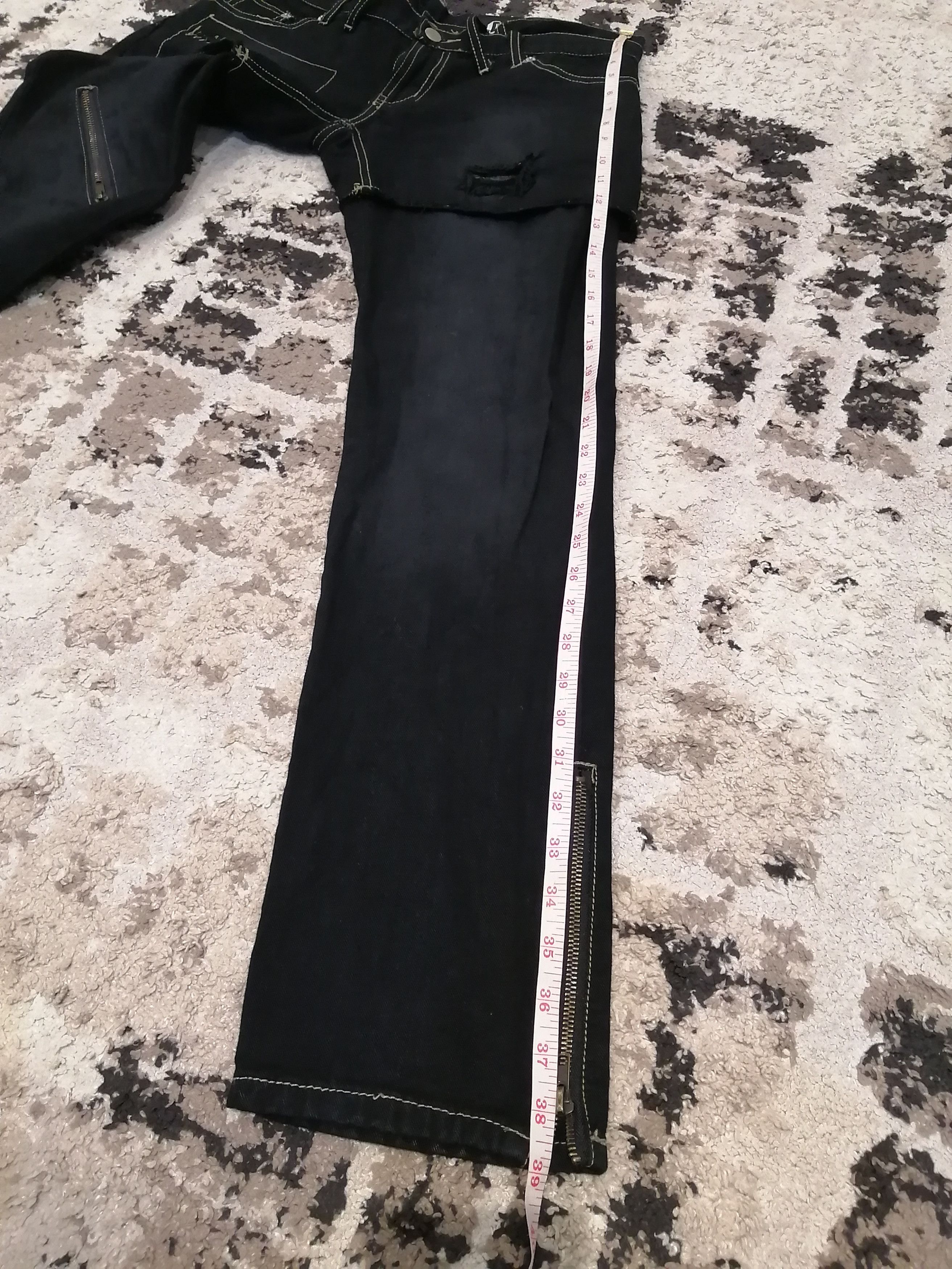 Seditionaries Vintage KMK Japan Double Waist Jeans - Size 1 Size US 33 - 15 Thumbnail