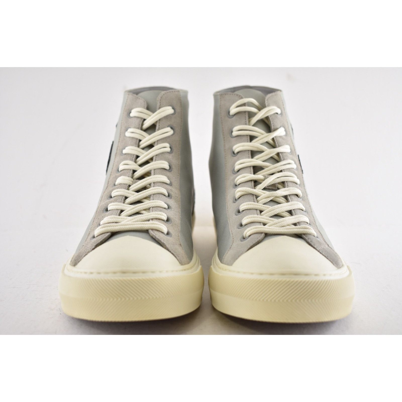 Louis Vuitton Louis Vuitton Tattoo Grey Satin Suede Kim Jones High Top Size US 9 / EU 42 - 6 Thumbnail