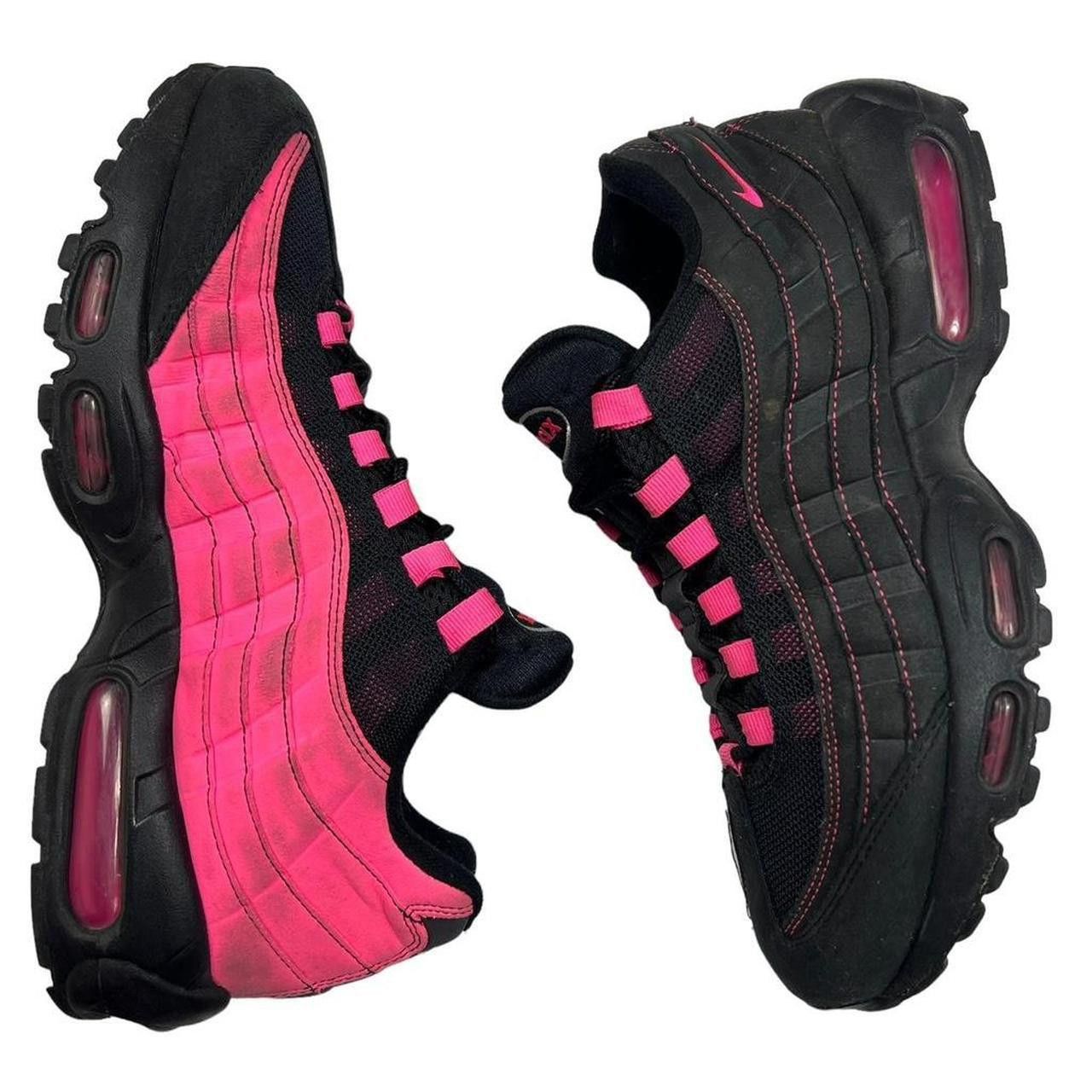 Nike Nike Air Max 95 Black Pink Blast - Size US 9.5 / EU 43 Size US 9.5 / EU 42-43 - 4 Thumbnail