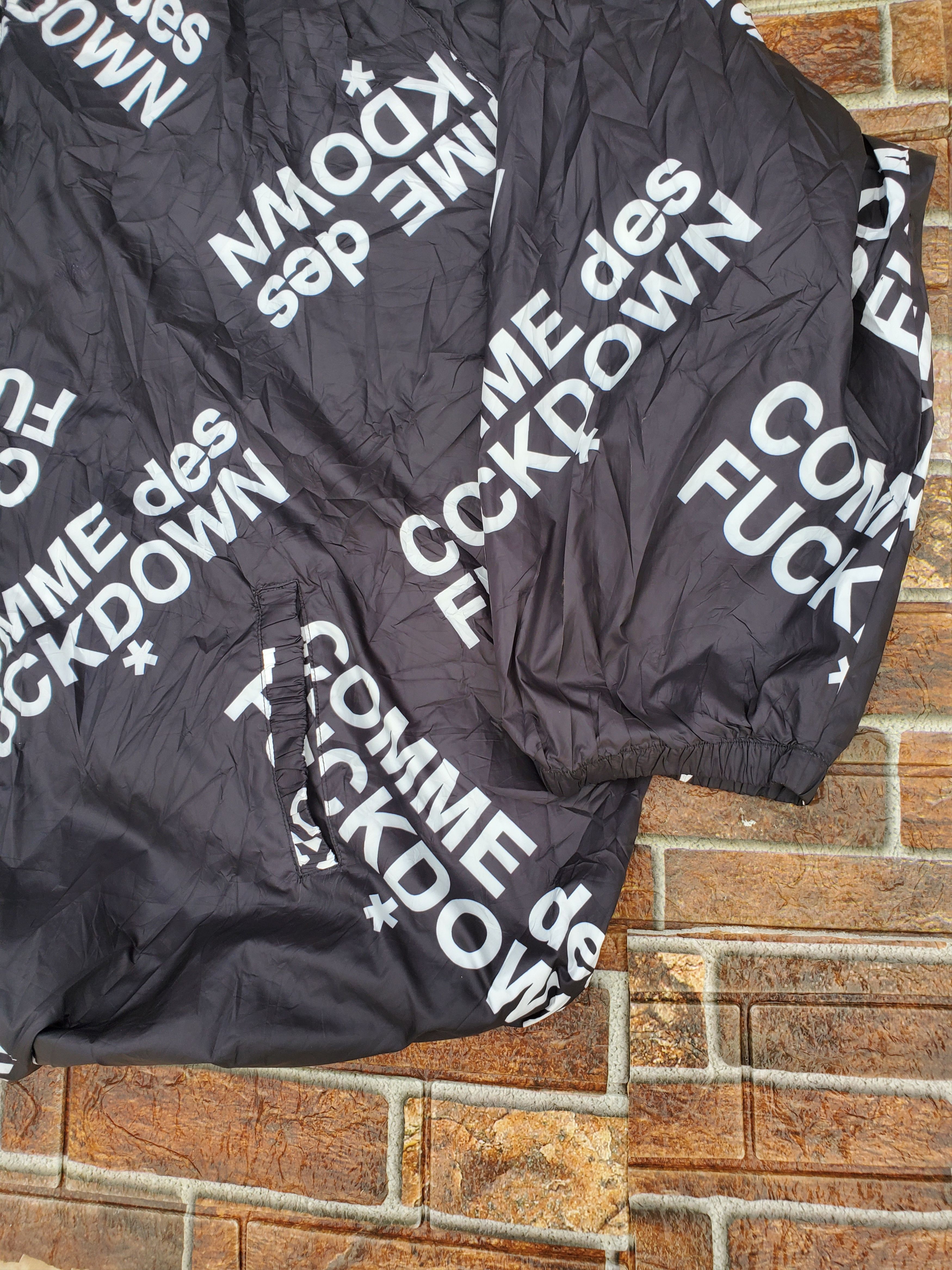 Japanese Brand Comme des Fuck Down windbreaker jacket Size US L / EU 52-54 / 3 - 5 Thumbnail