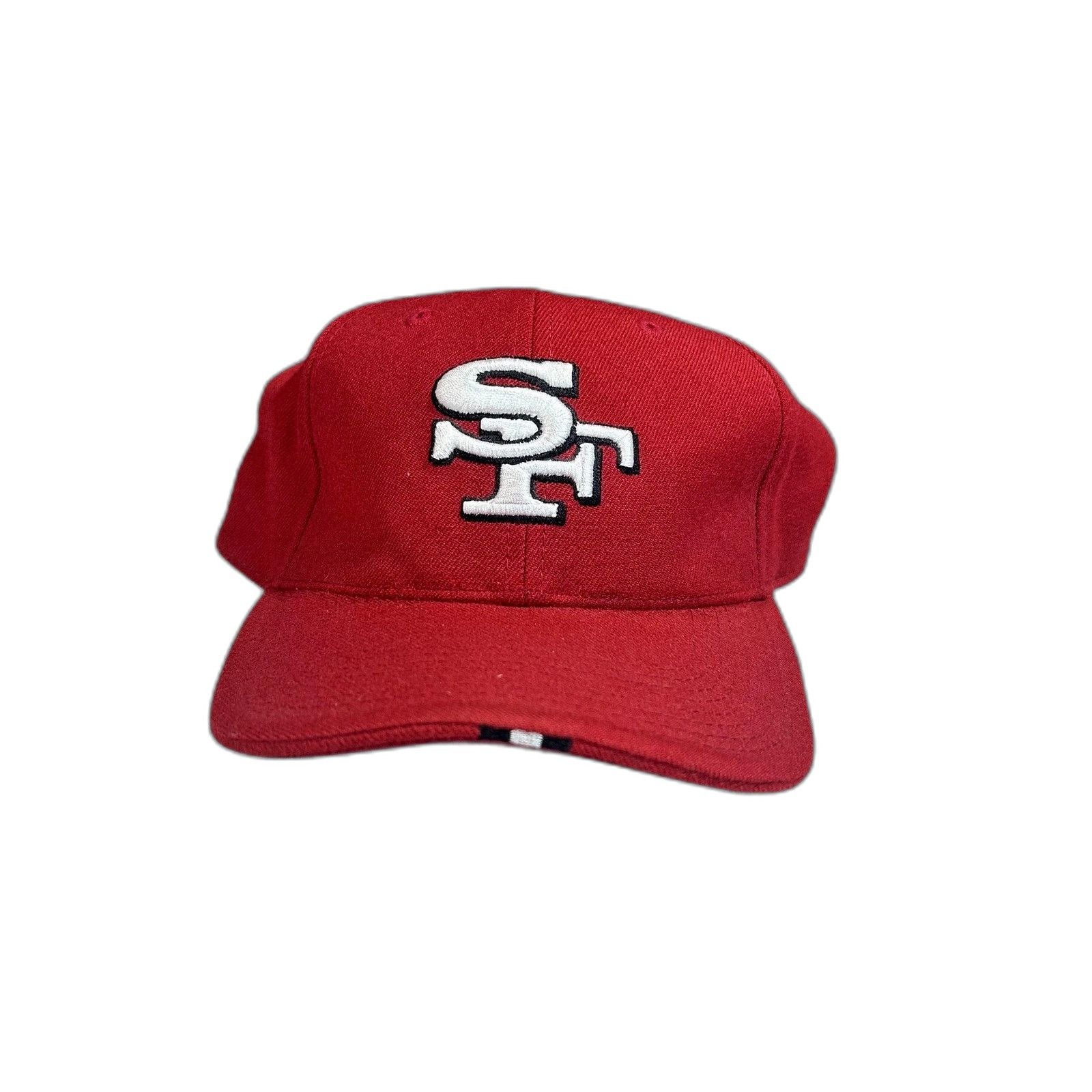 Nike Vintage Nike San Francisco 49er NFL Fitted Hat Red 7 1/2 Size US XXS / EU 40 - 5 Thumbnail