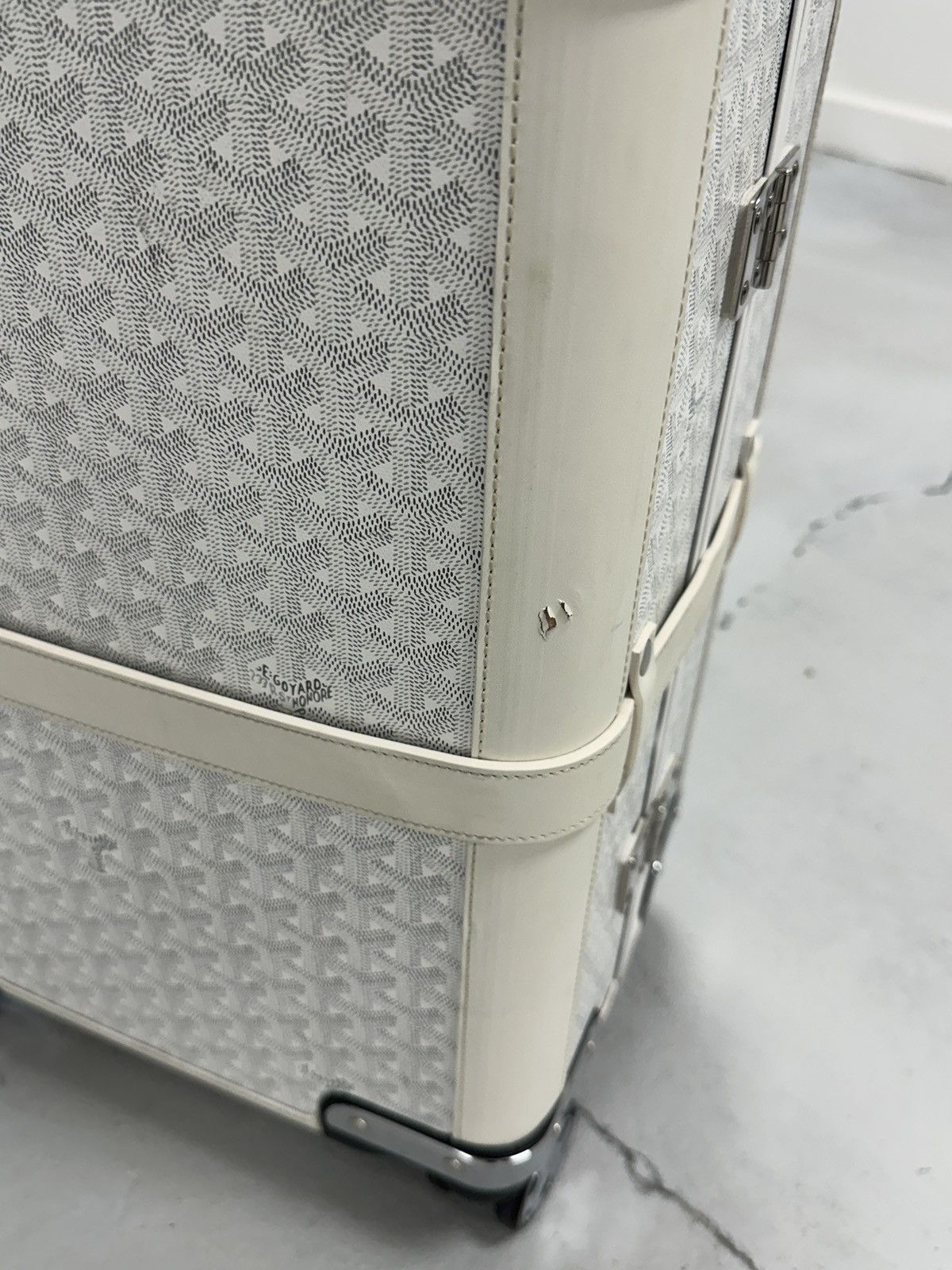 Goyard Goyard Bourget PM Trolley Suitcase White 23L Size ONE SIZE - 9 Thumbnail