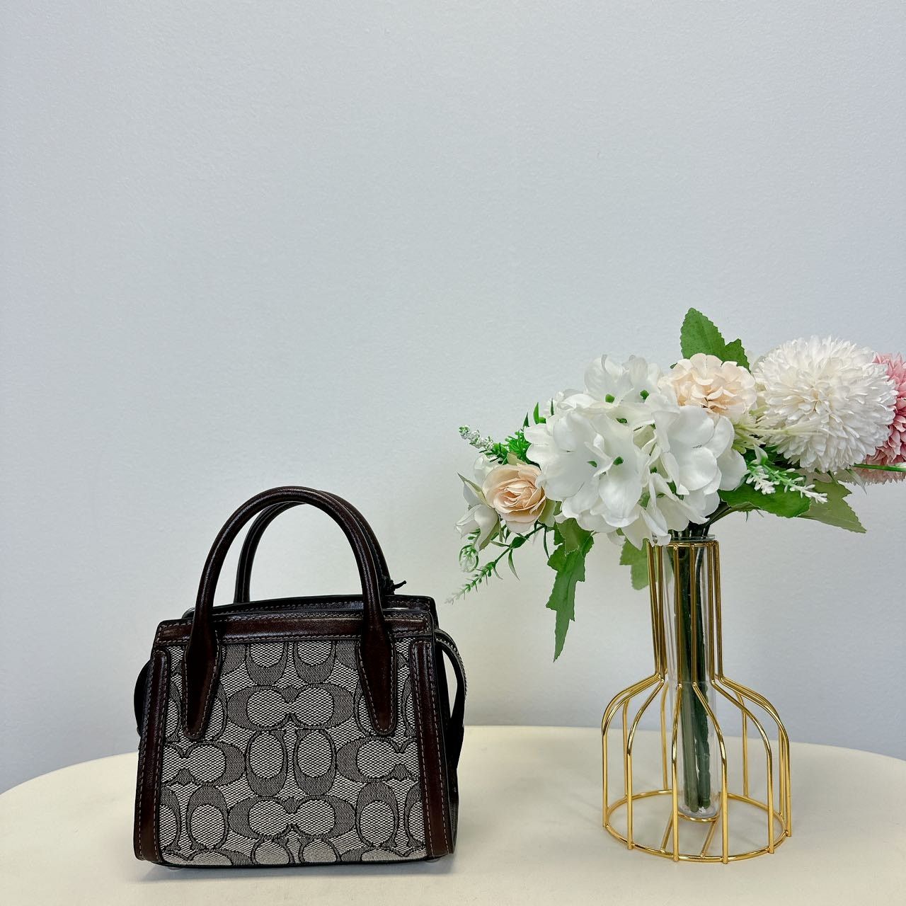 Coach Coach CU986 Andrea Mini Carryall In Signature Jacquard Size ONE SIZE - 4 Thumbnail