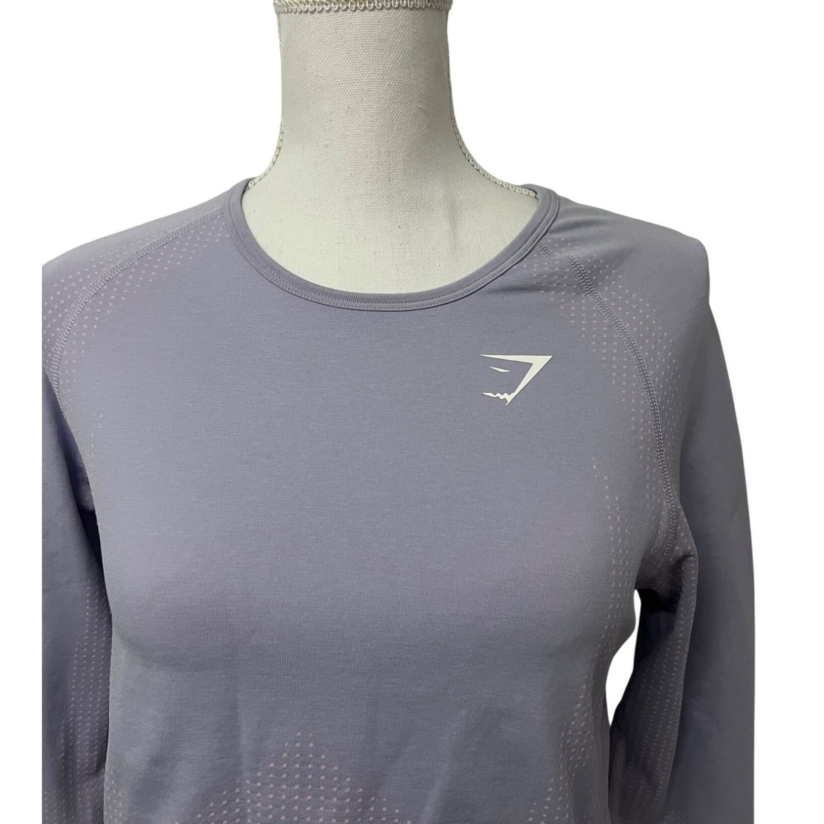 Gymshark Gymshark Vital Seamless 2.0 Womens Long Sleeve Crop Top Shir Size XL / US 12-14 / IT 48-50 - 4 Thumbnail