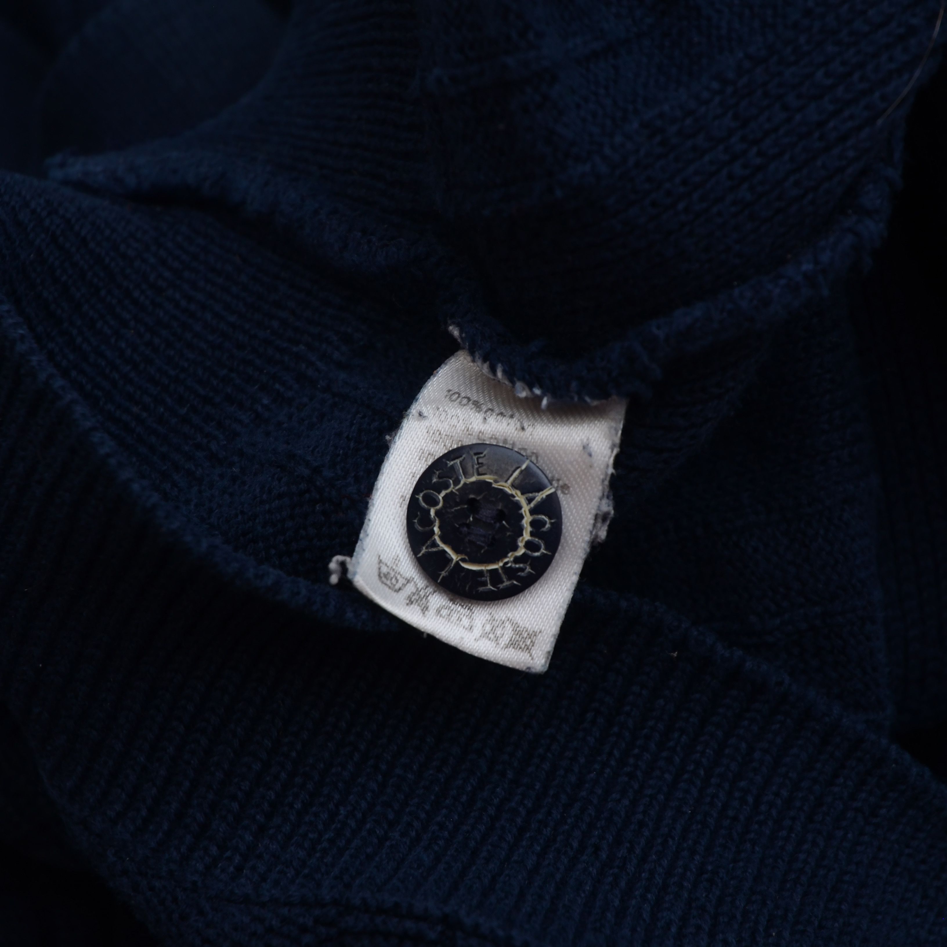 Lacoste 🔥90's Lacoste Cardigan Y2L Knit Retro Boxy Sweater Vintage Size US XL / EU 56 / 4 - 10 Thumbnail