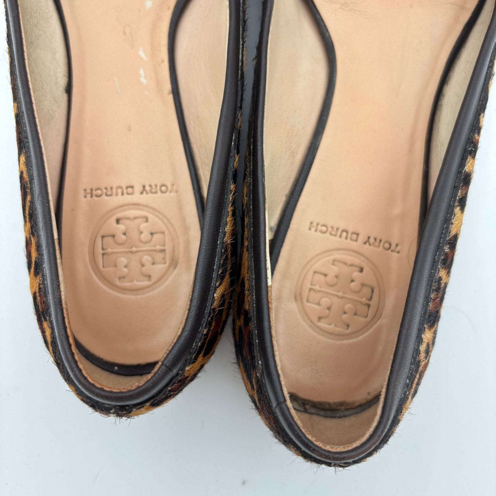 Tory Burch Tory Burch Leopard Print Calf Hair Ballet Flats Women's 8 Size US 8 / IT 38 - 9 Thumbnail