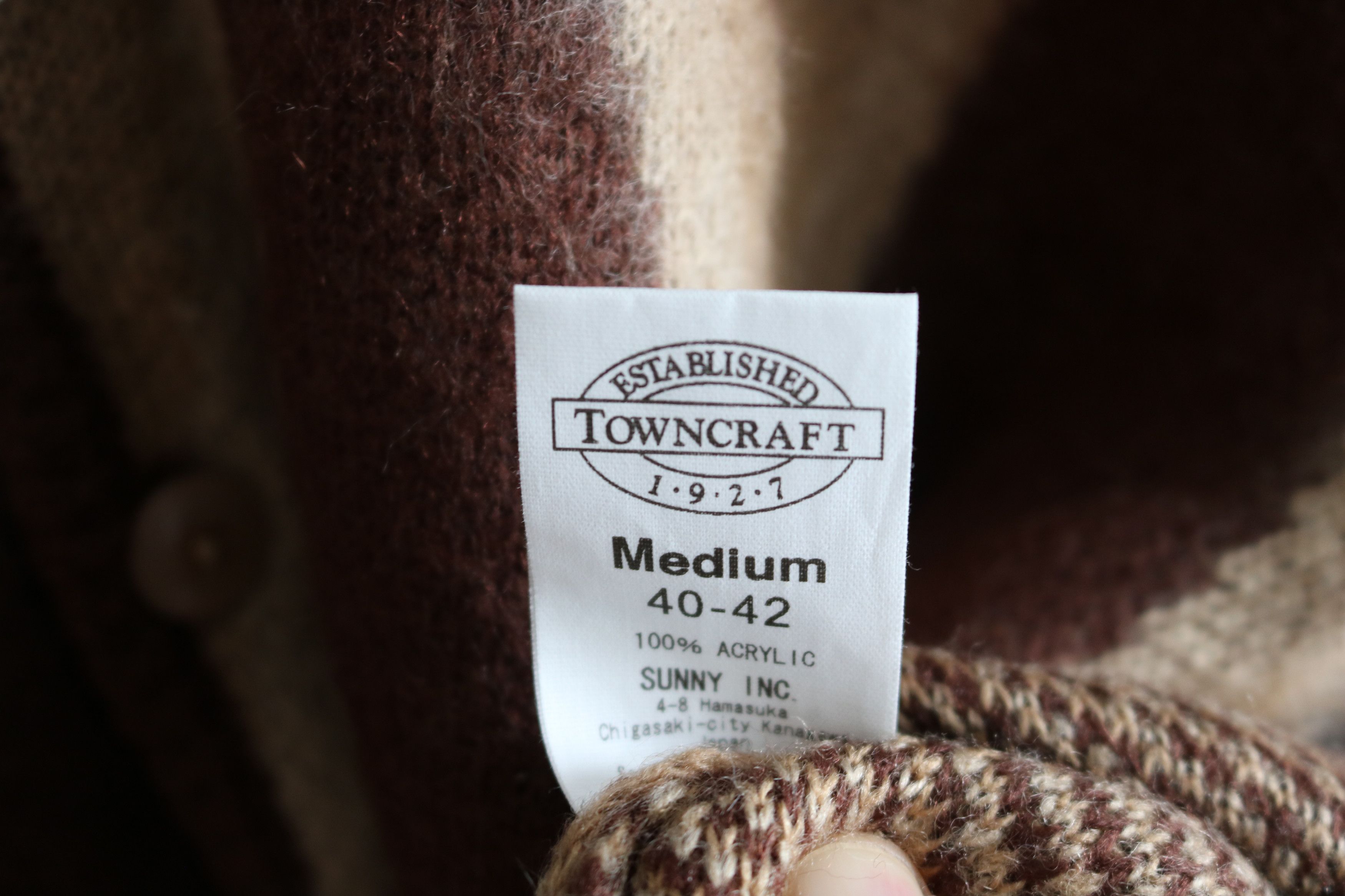 Towncraft Rare New Towncraft Mohair Cardigan Japanese Repro Size US M / EU 48-50 / 2 - 5 Thumbnail