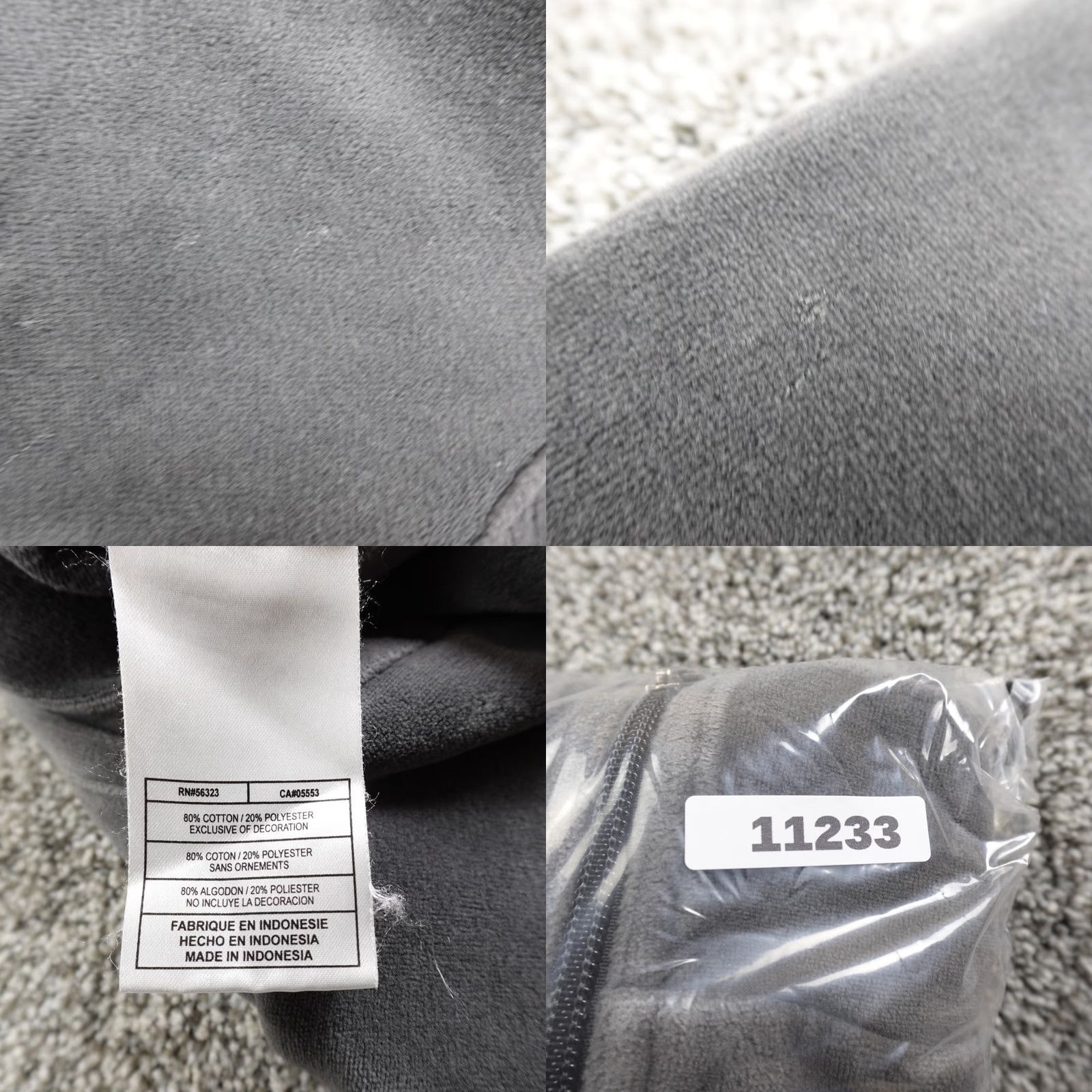 Nike VINTAGE Nike Jacket Womens M Gray Velour Swoosh Zip Track Sweatshirt Athletic Y2K Size M / US 6-8 / IT 42-44 - 9 Thumbnail