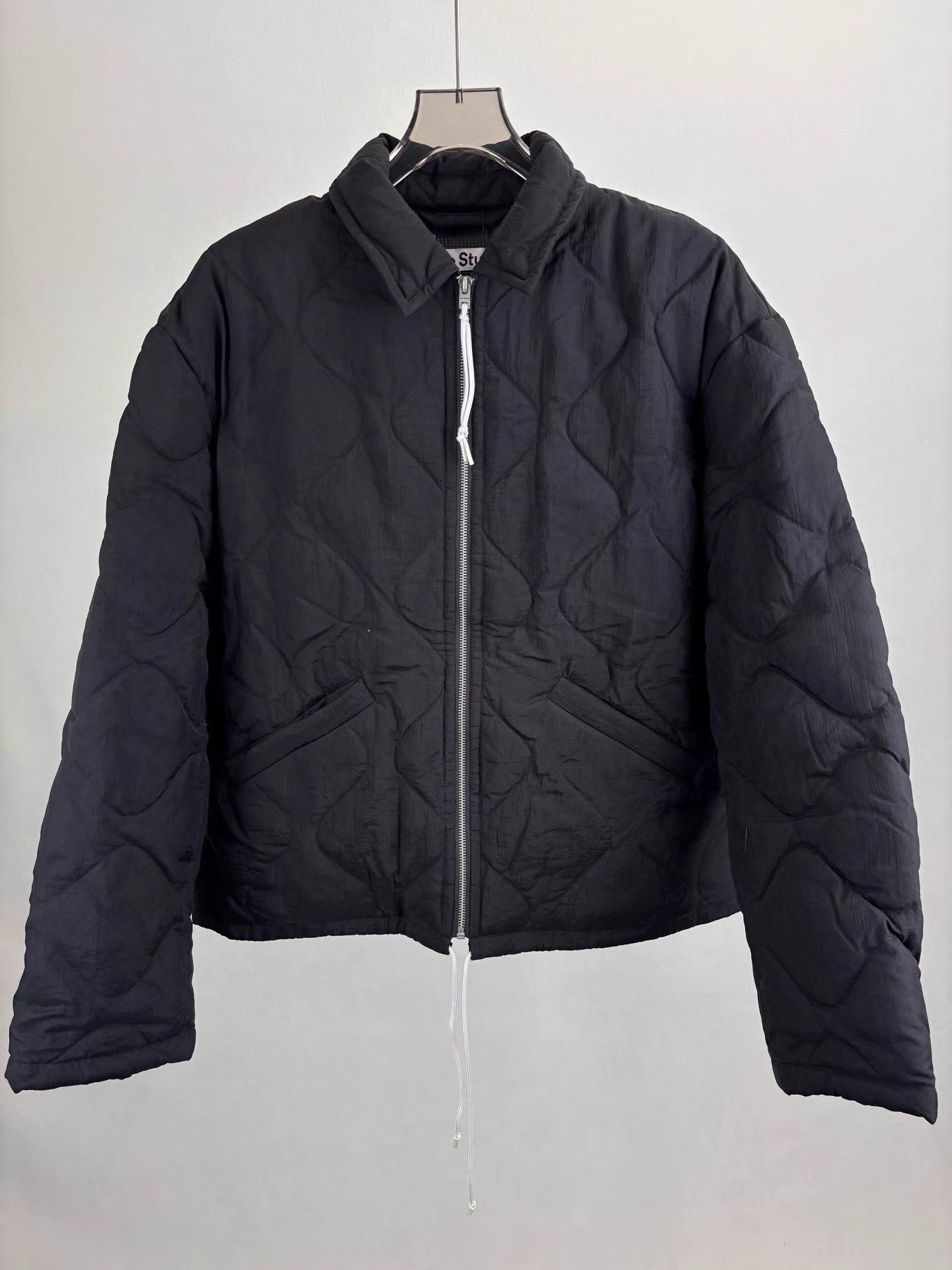Acne Studios ACNE STUDIOS New Logo Back Print Black Padded Coat Size US S / EU 44-46 / 1 - 1 Thumbnail