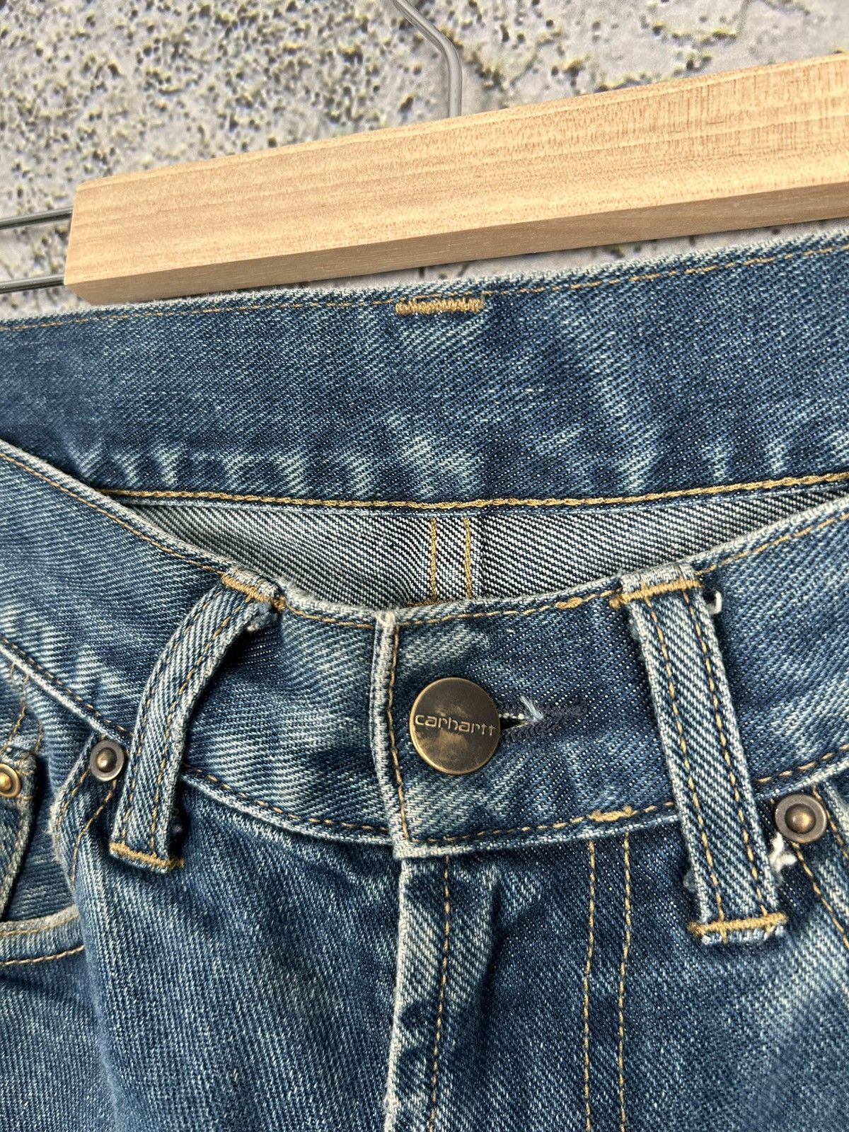Carhartt Wip Carhartt WIP Pontiac Pant Denim Pants Jeans Skate Grunge Size US 28 / EU 44 - 6 Thumbnail