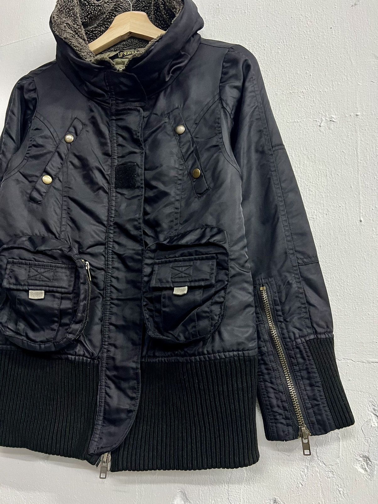 14th Addiction 2000s Lip Service Cargo Multipocket Bono Jacket Size US M / EU 48-50 / 2 - 8 Thumbnail