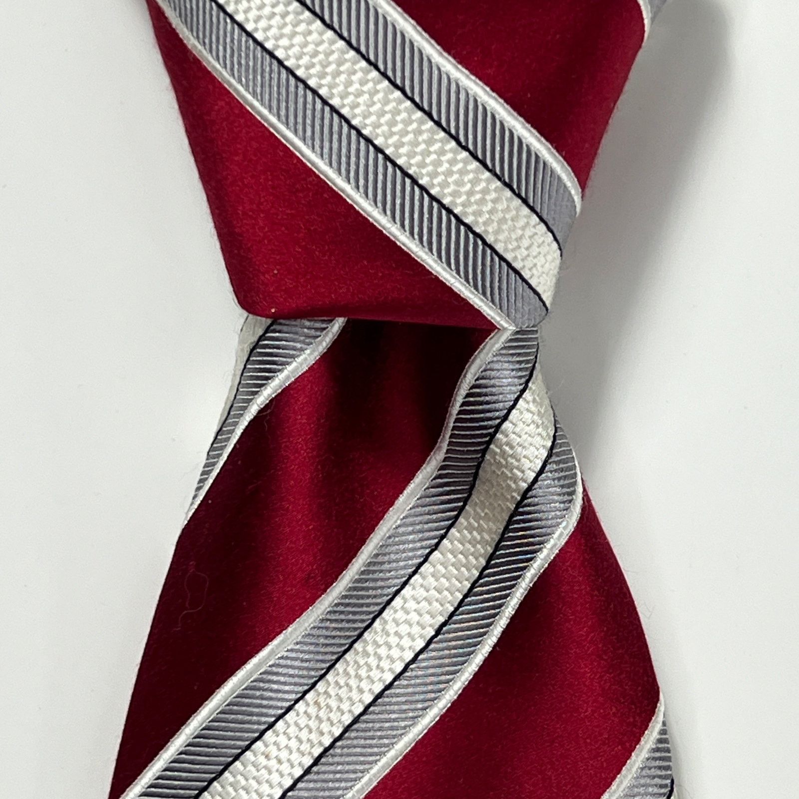 Donald Trump Donald Trump Signature Men Necktie Red Paisley 100% Silk Tie Size ONE SIZE - 4 Thumbnail