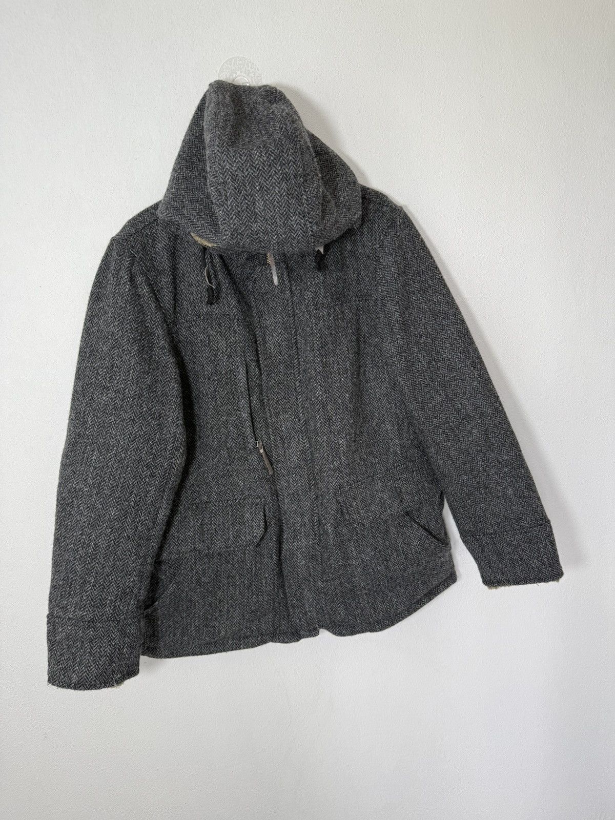Harris Tweed HARRIS TWEED HERRINGBONE JACKET TRIPLE POCKET RARE Size US M / EU 48-50 / 2 - 3 Thumbnail