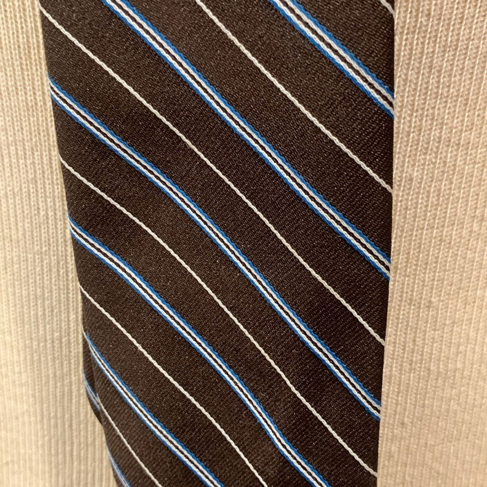 Playboy 70’s Playboy vintage diagonally striped necktie Hefner Size ONE SIZE - 6 Thumbnail