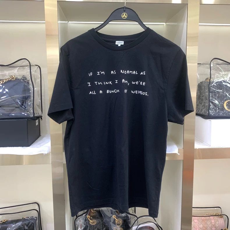 Loewe LOEWE Black short-sleeved turtleneck T-shirt Size S / US 4 / IT 40 - 1 Thumbnail