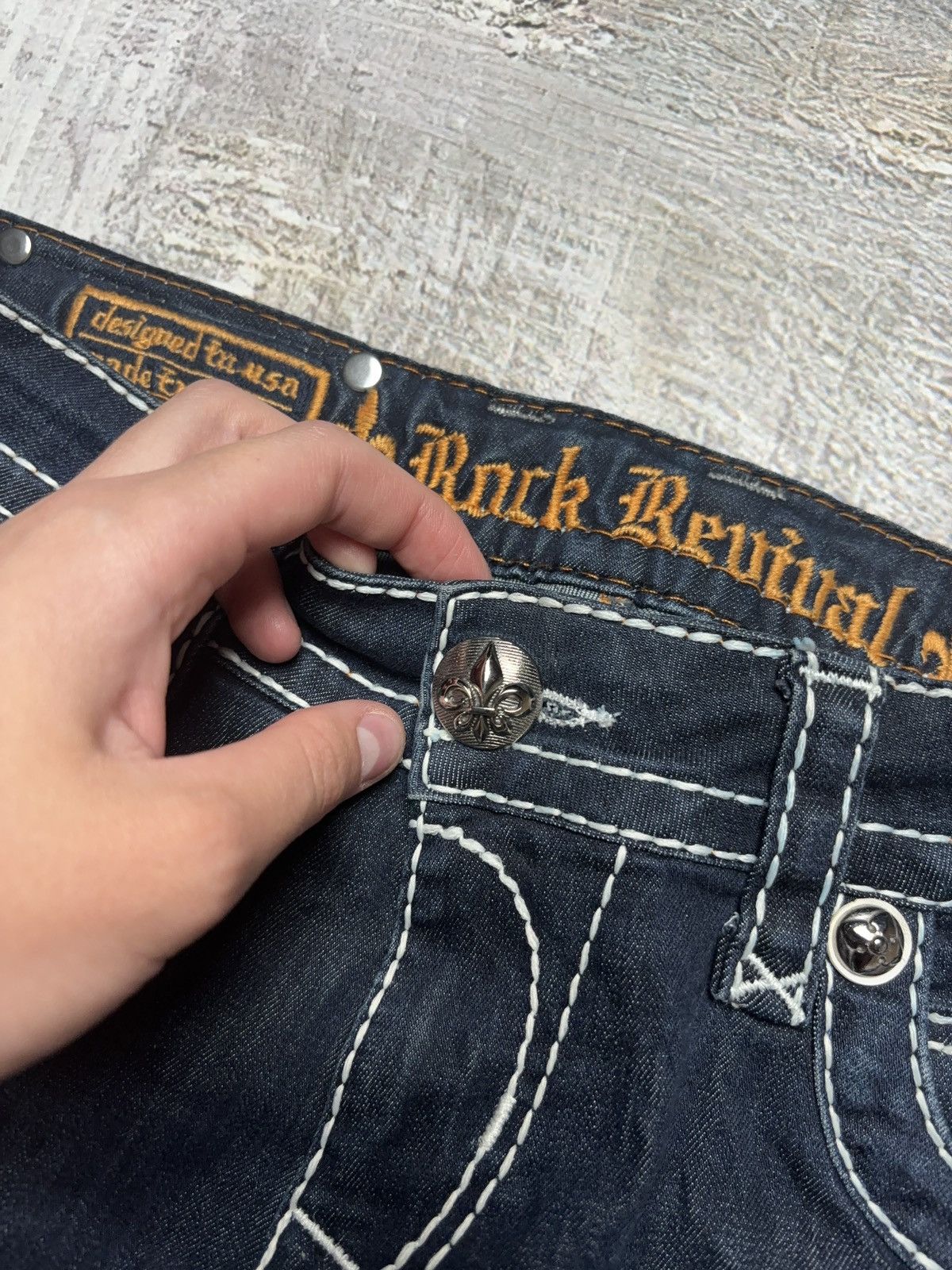 Rock Revival Rock Revival Vintage Y2k Jeans Denim Pants 2000s Size 29" - 5 Thumbnail