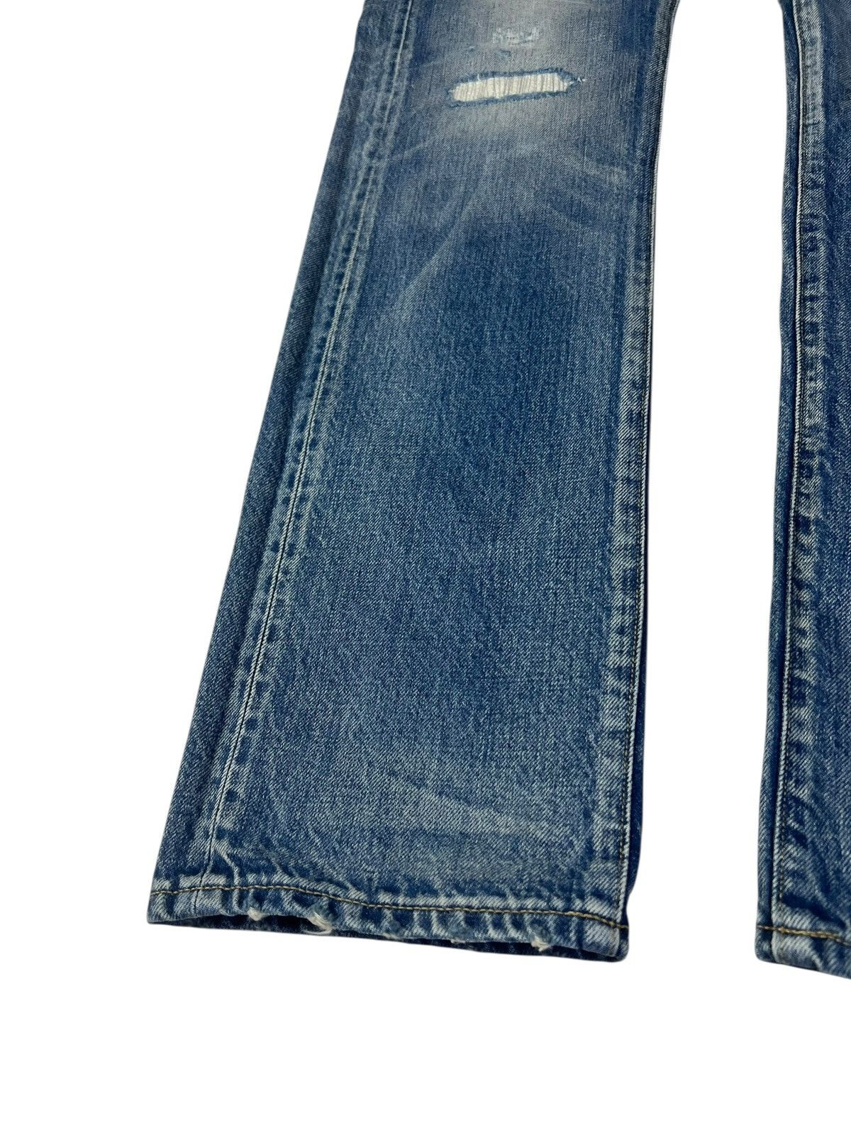 Japanese Brand Vintage Japanese Brand Selvedge Distress Denim Jean Size US 31 - 6 Thumbnail