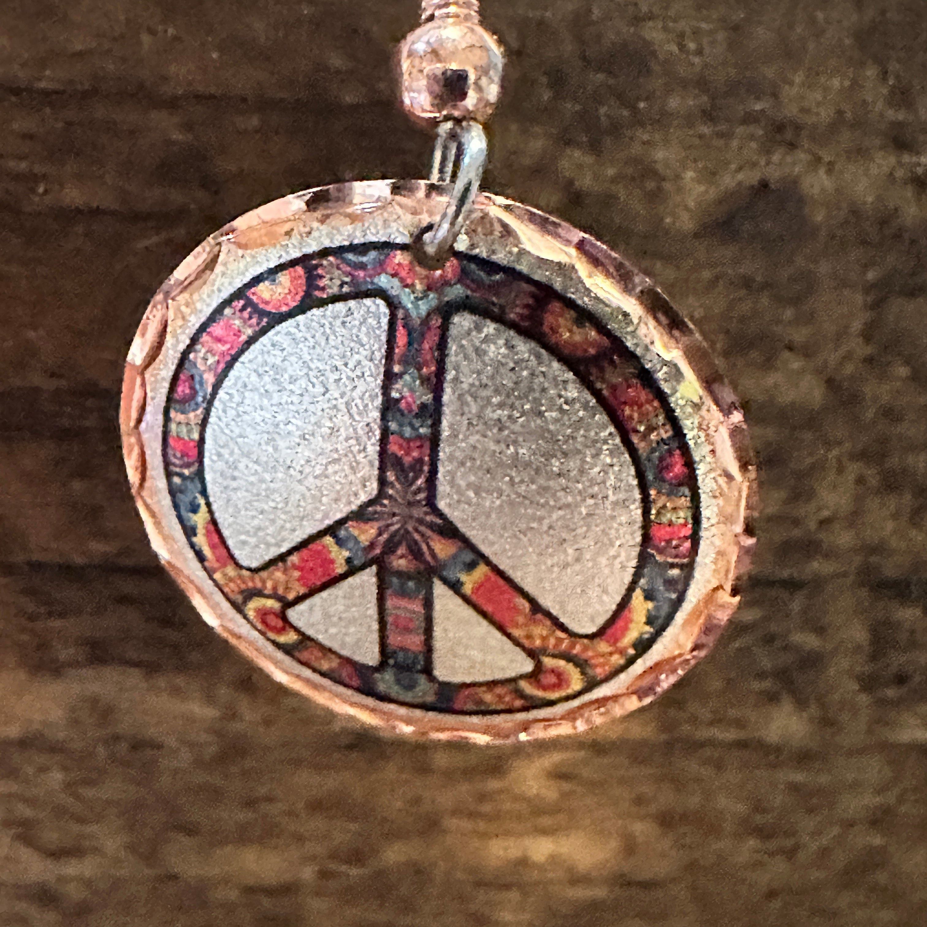 Other Handmade Boho Copper Earrings, Diamond Cut Hippie Peace Wire Size ONE SIZE - 3 Thumbnail