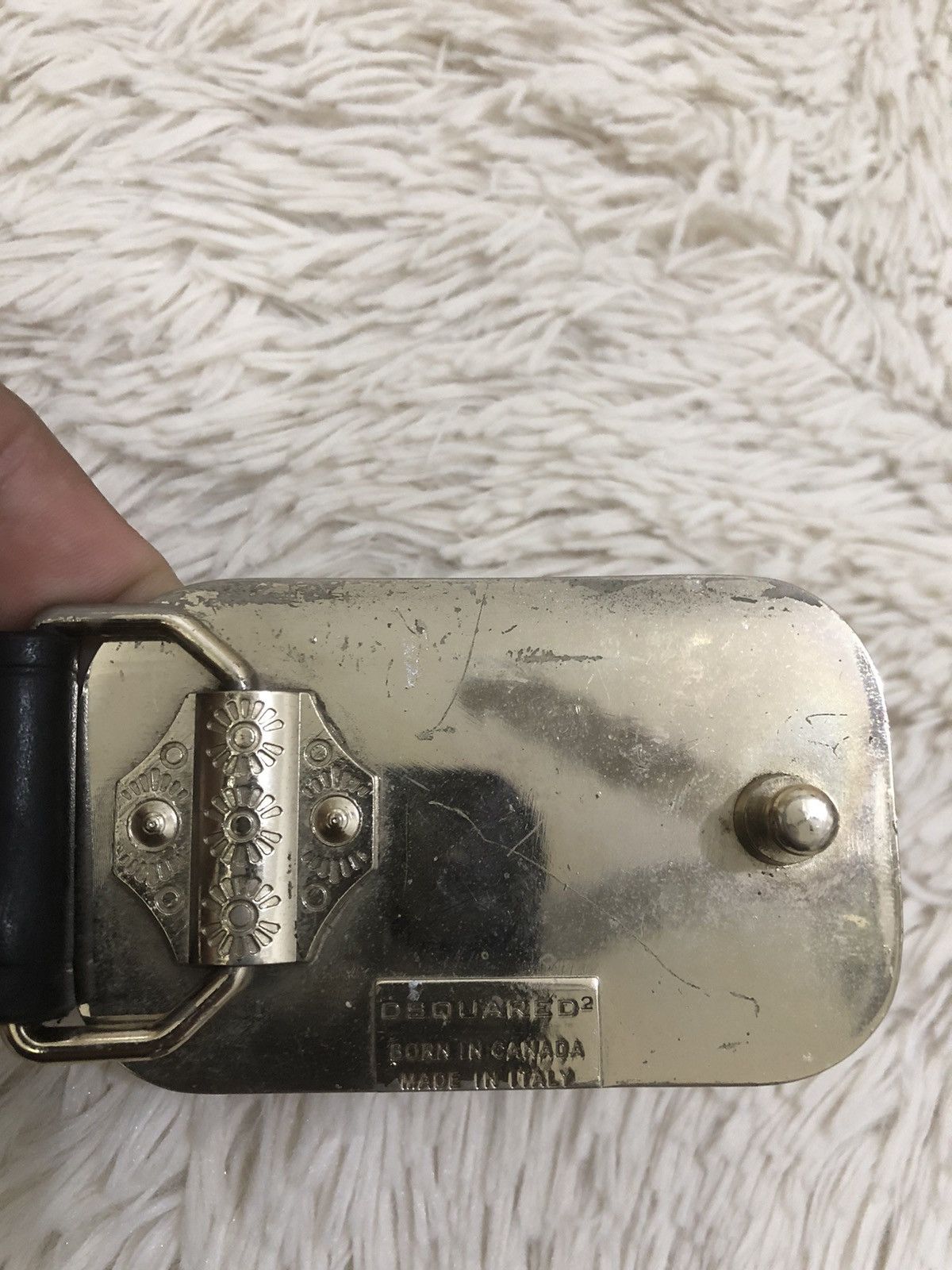 Dsquared2 Dsquared2 Leather Belt Size ONE SIZE - 5 Thumbnail