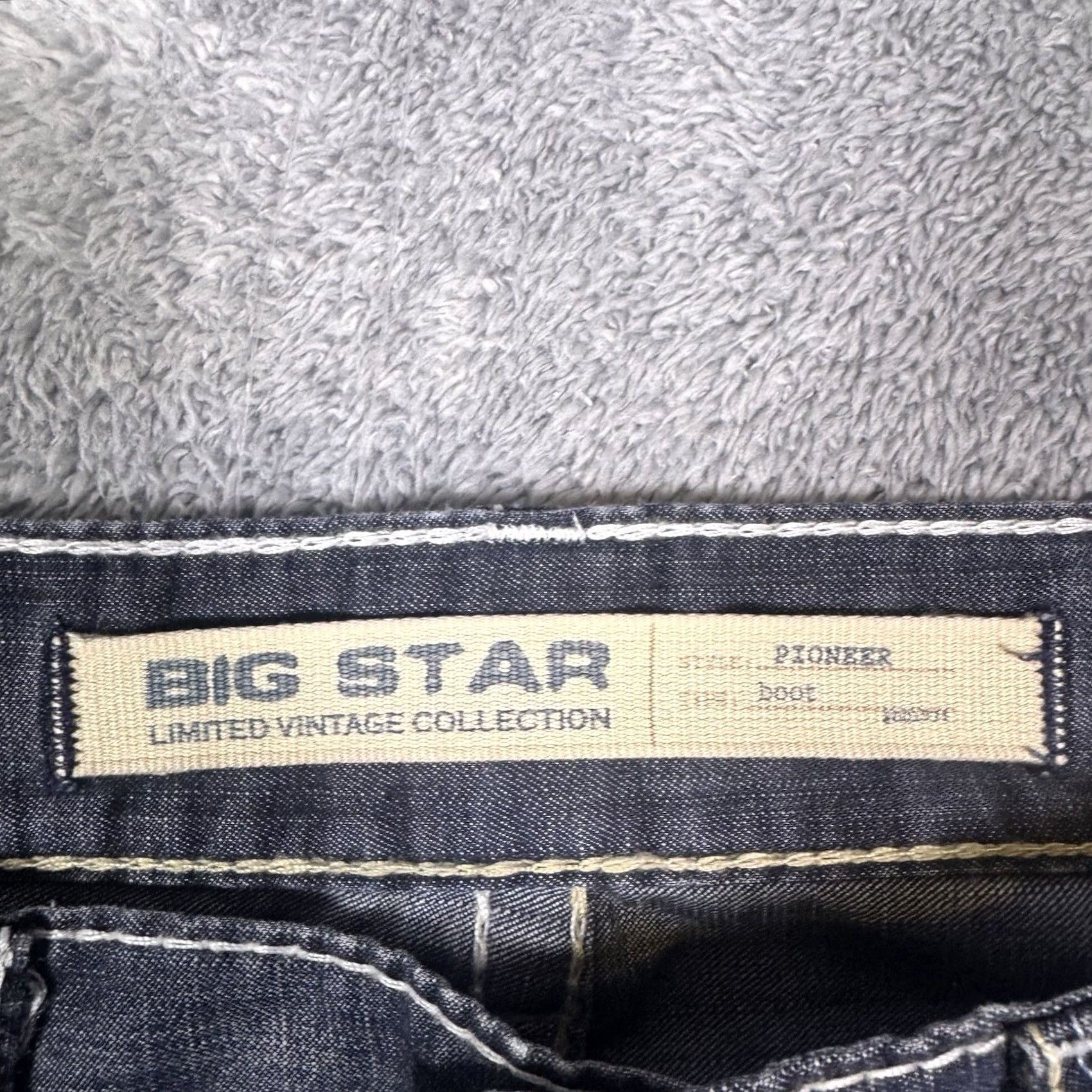 Vintage VINTAGE Big Star Jeans Pioneer Bootcut Collection Cowboy Western Men 38L x36 Size US 38 / EU 54 - 5 Thumbnail