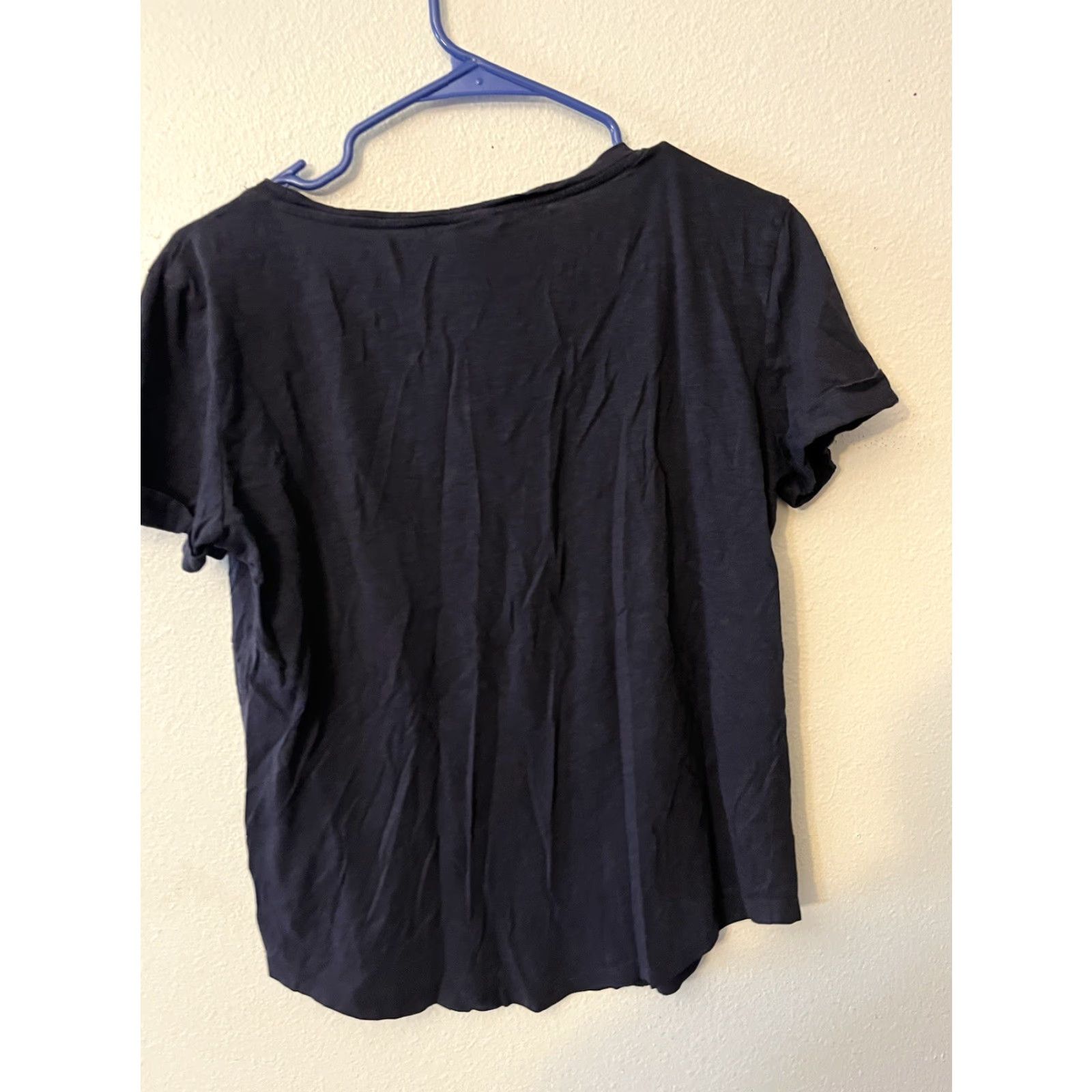 H&M VINTAGE H&M T-Shirt Women Small Cotton Blend Short Sleeve Pullover Casual Blue 90s Size S / US 4 / IT 40 - 2 Thumbnail