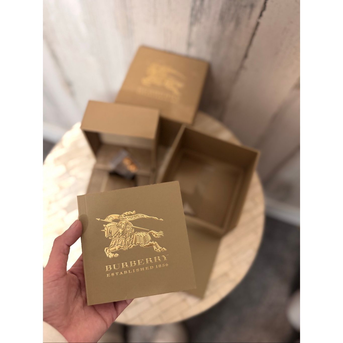 Burberry Authentic Burberry Watch Box Set – Box, Pillow & Extra Links Size ONE SIZE - 2 Thumbnail
