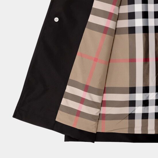 Burberry o1w1db10426 Hooded Trench Coat in Black Size XS / US 0-2 / IT 36-38 - 4 Thumbnail