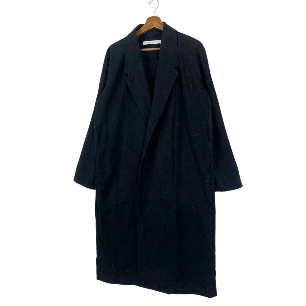 Lemaire × Uniqlo Vintage Uniqlo and Lemaire Black Long Coat Size US L / EU 52-54 / 3 - 3 Thumbnail