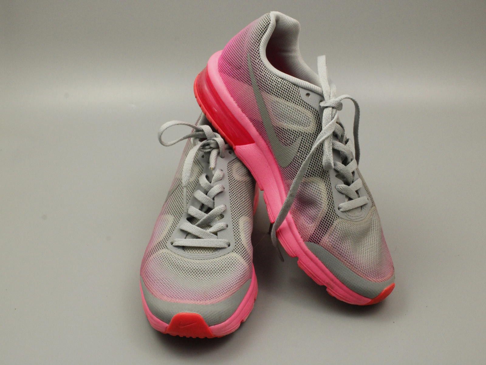 Nike Nike Men's Sneakers Gray and Pink Athletic Shoes UK Size 3 Size US 5 / EU 37 - 4 Thumbnail