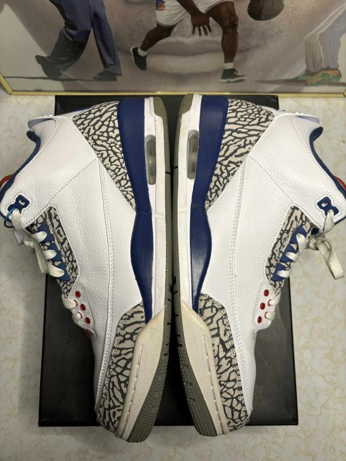 Jordan Brand Jordan Retro 3 ‘true blue’ Size US 11.5 / EU 44-45 - 4 Thumbnail