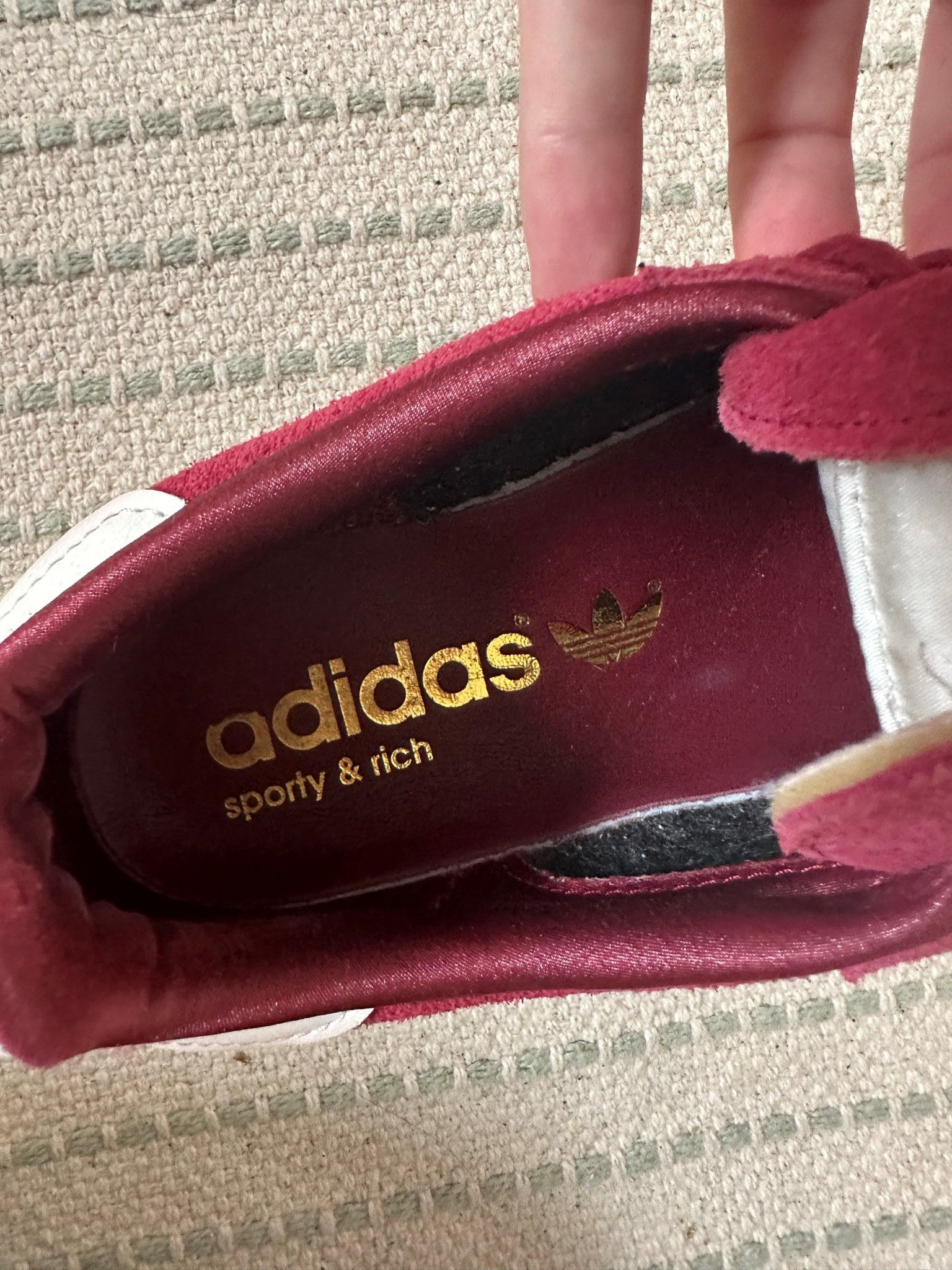 Adidas × Sporty & Rich Sporty & Rich Campus 80s - Merlot Cream - size 37 1/3 Size US 7 / IT 37 - 4 Thumbnail